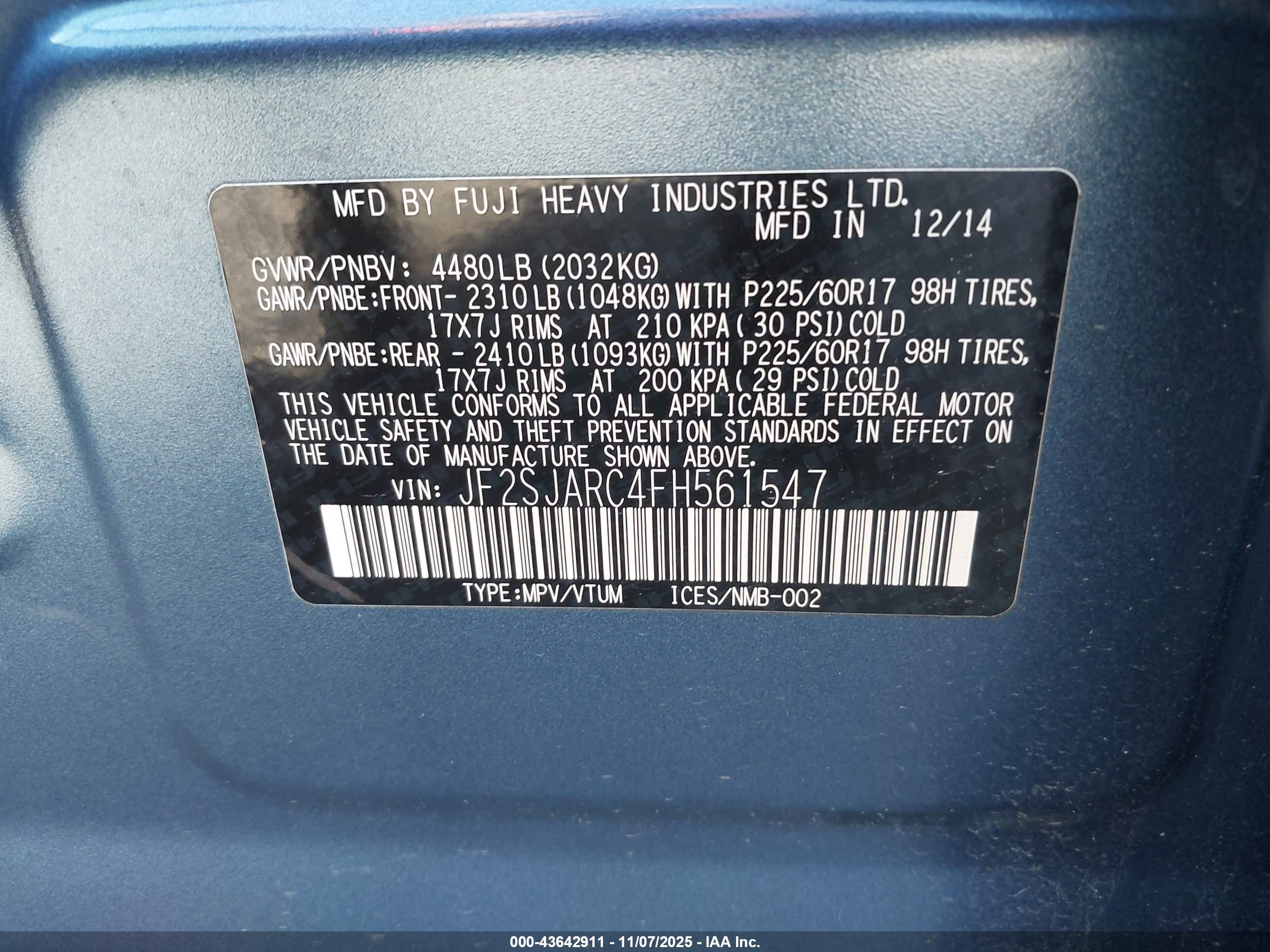 SUBARU FORESTER image 9