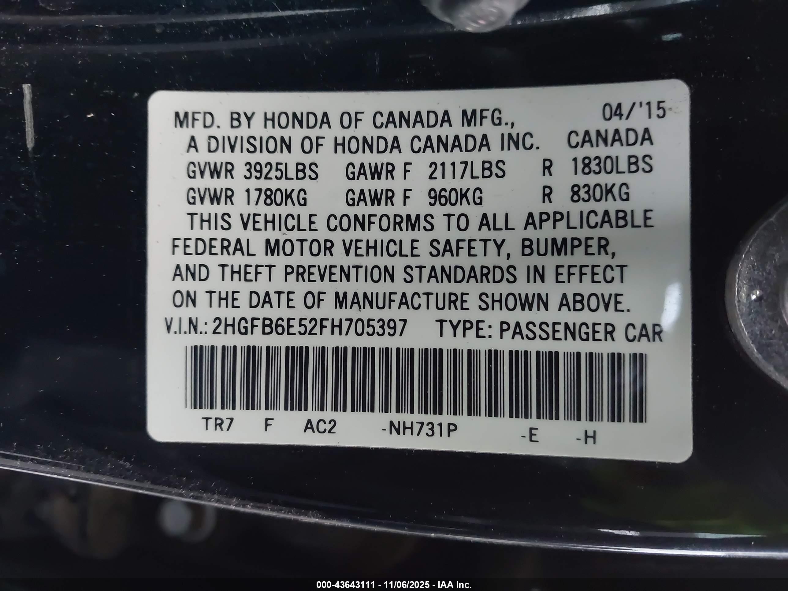 HONDA CIVIC image 9