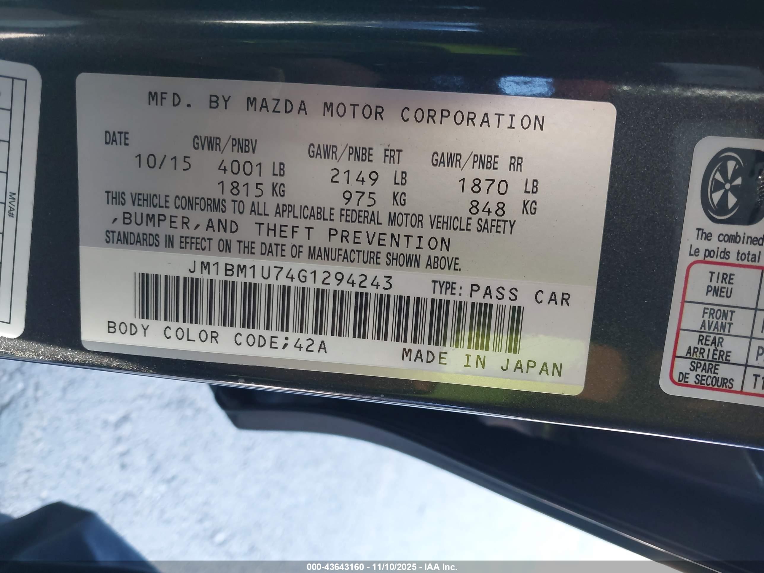 MAZDA MAZDA3 image 9