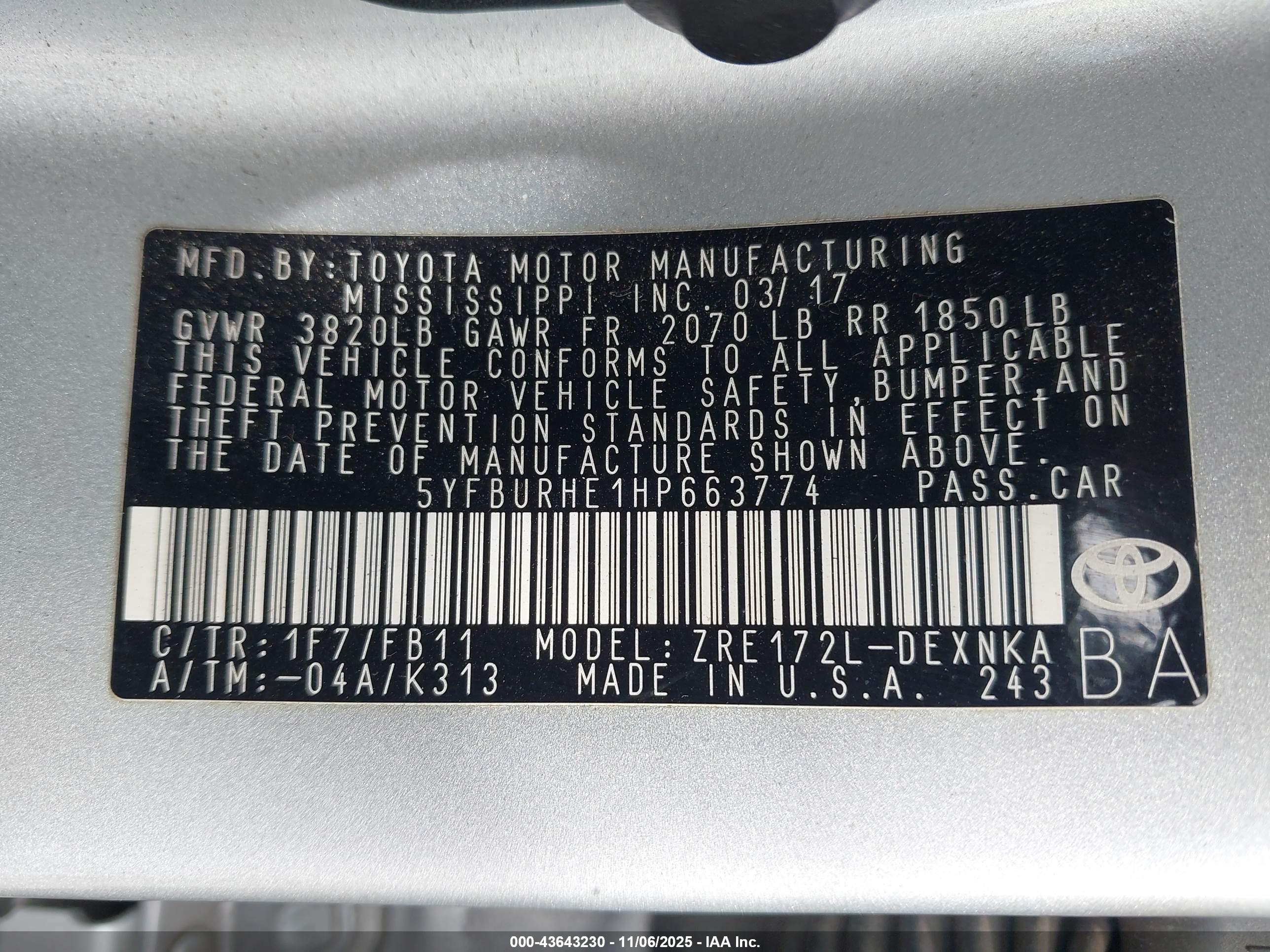 TOYOTA COROLLA image 9