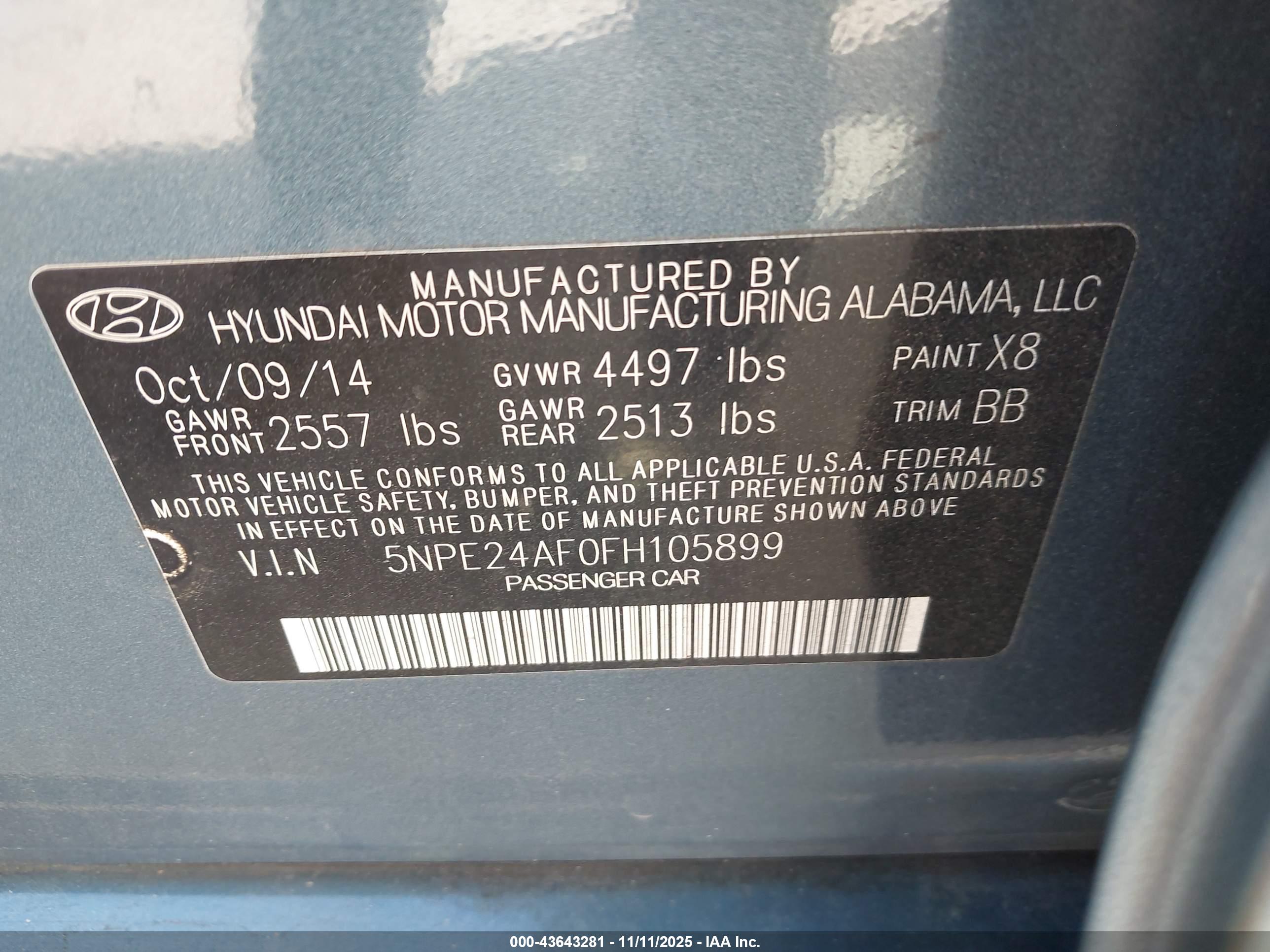 HYUNDAI SONATA image 9