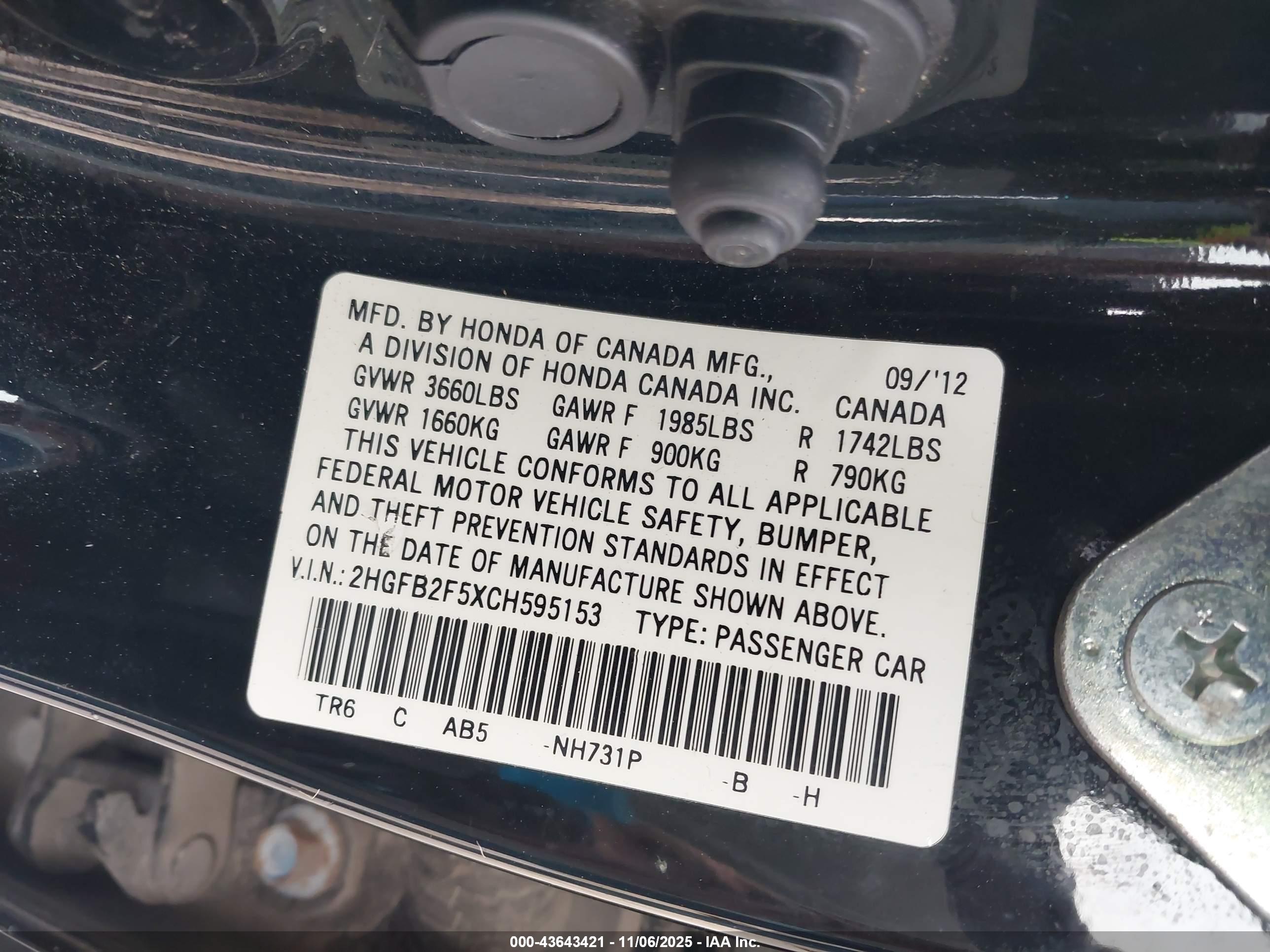 HONDA CIVIC image 9
