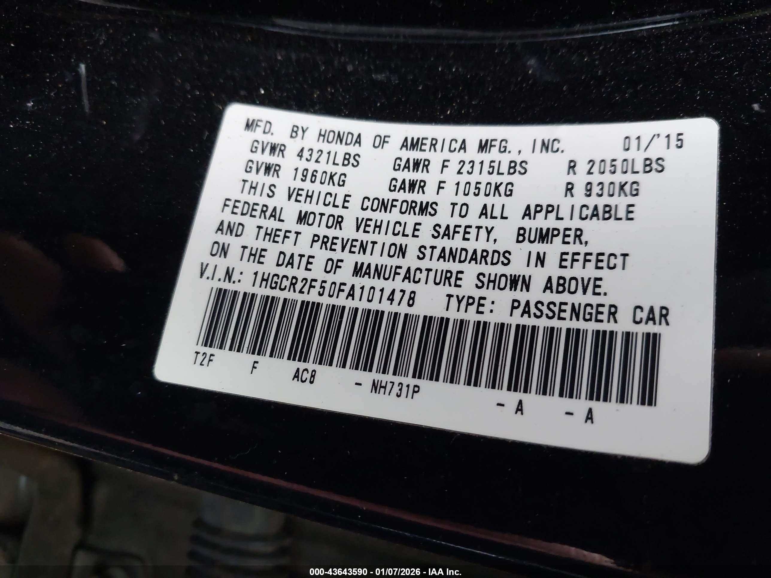 HONDA ACCORD image 9
