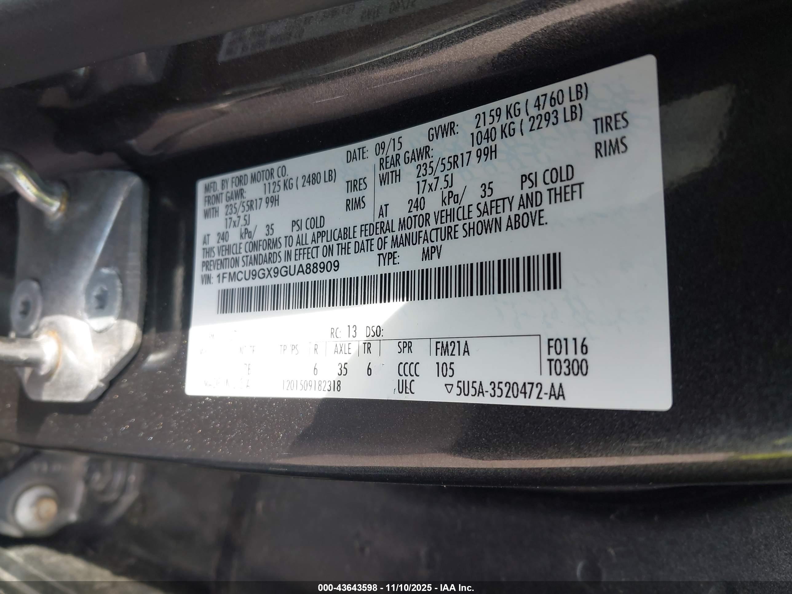 FORD ESCAPE image 9
