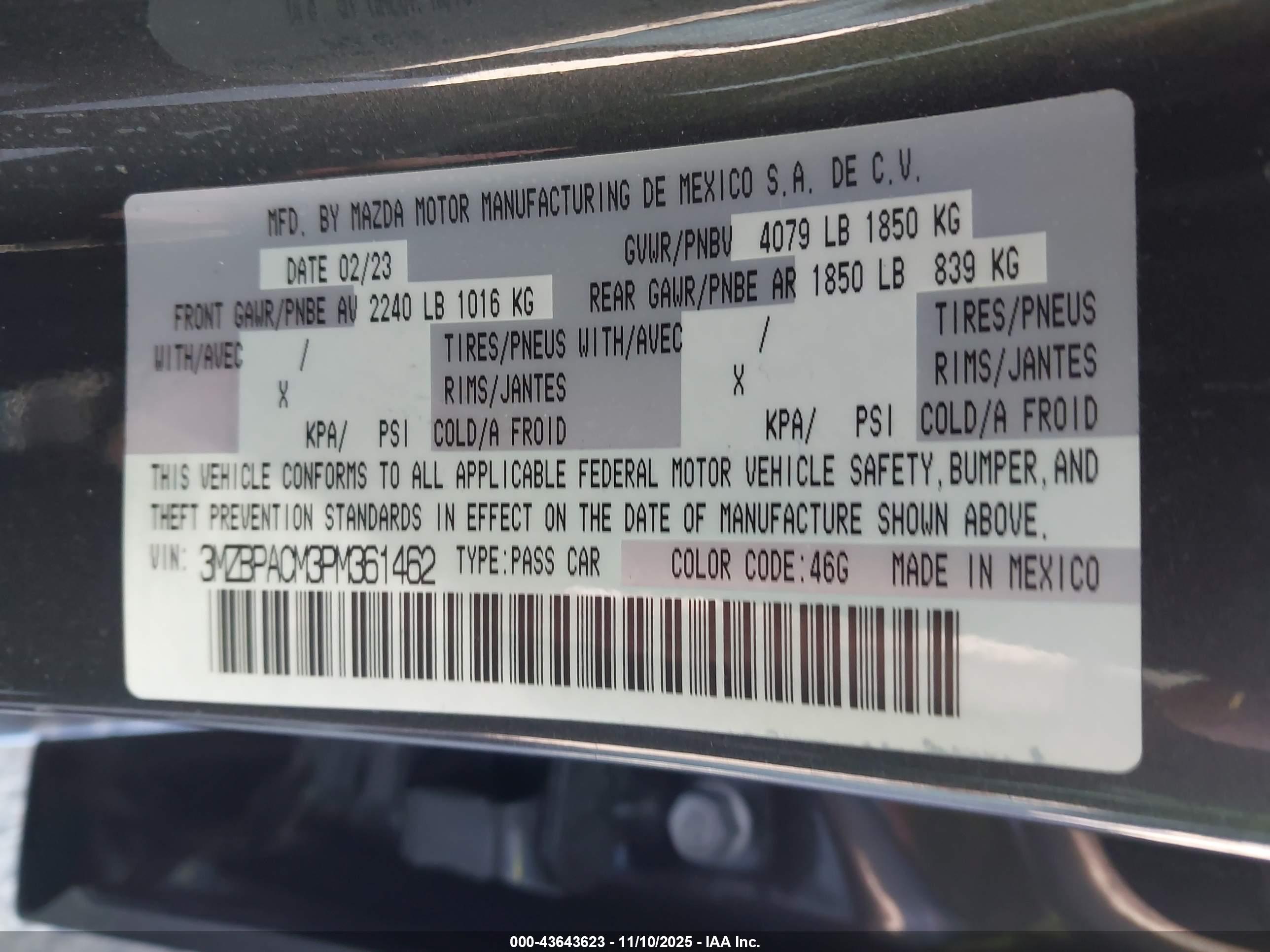 MAZDA MAZDA3 image 9