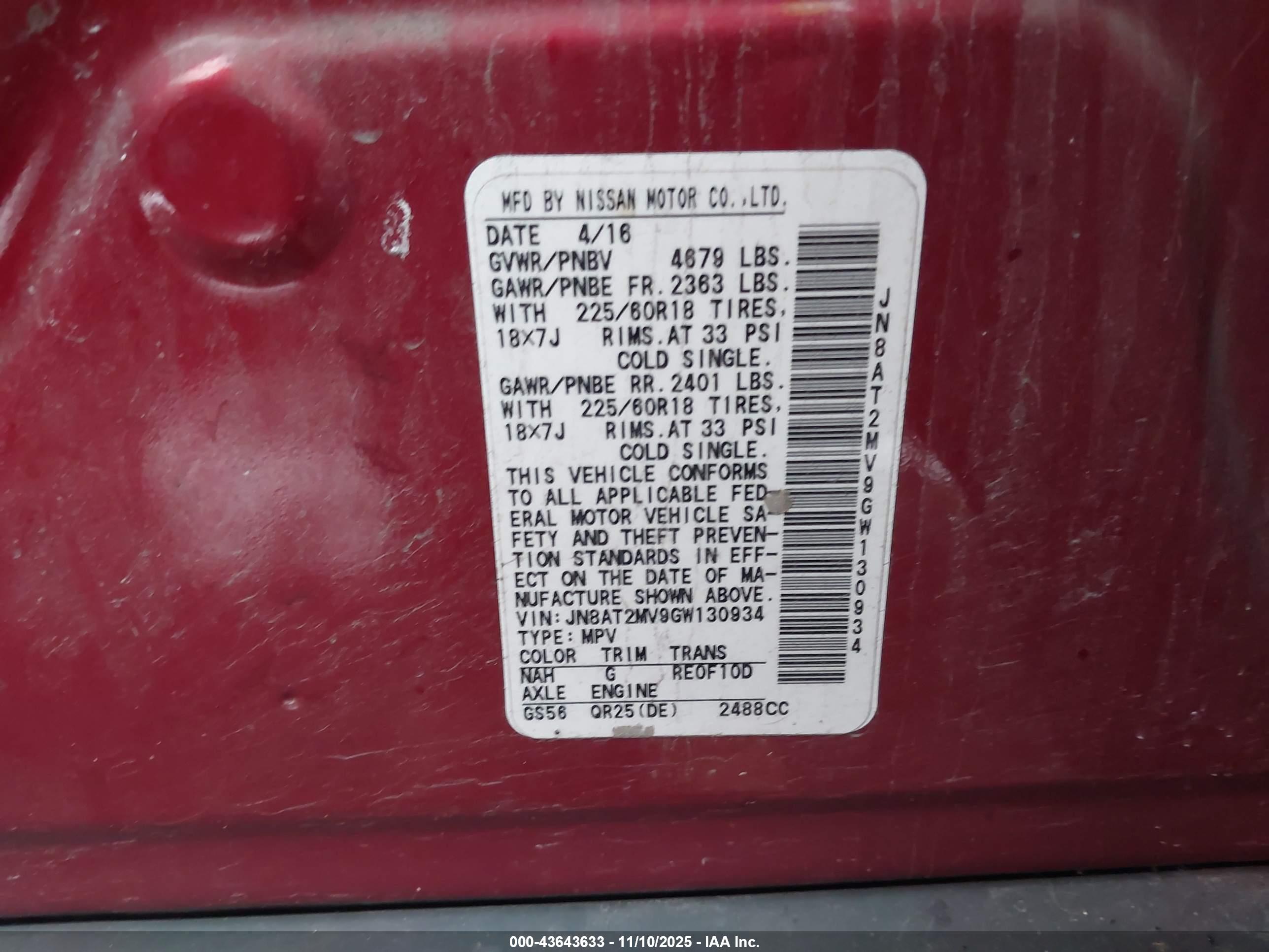 NISSAN ROGUE image 9