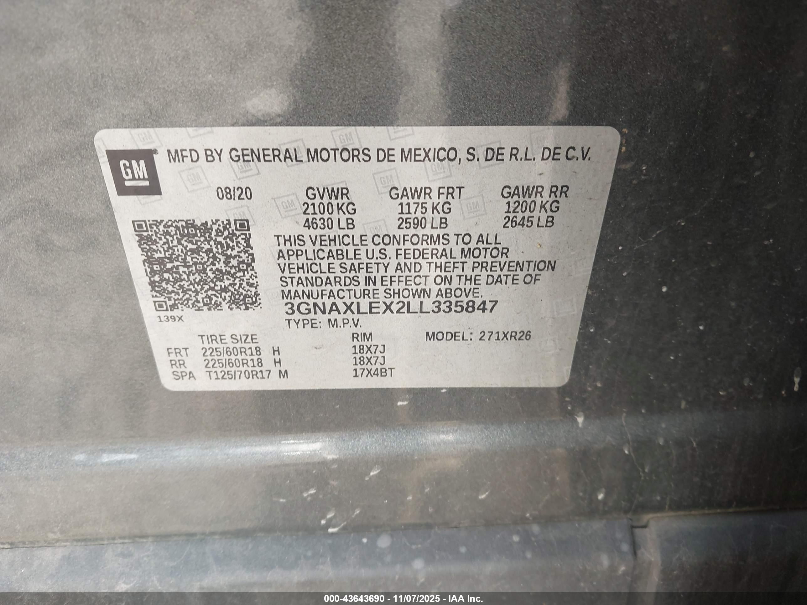 CHEVROLET EQUINOX image 9