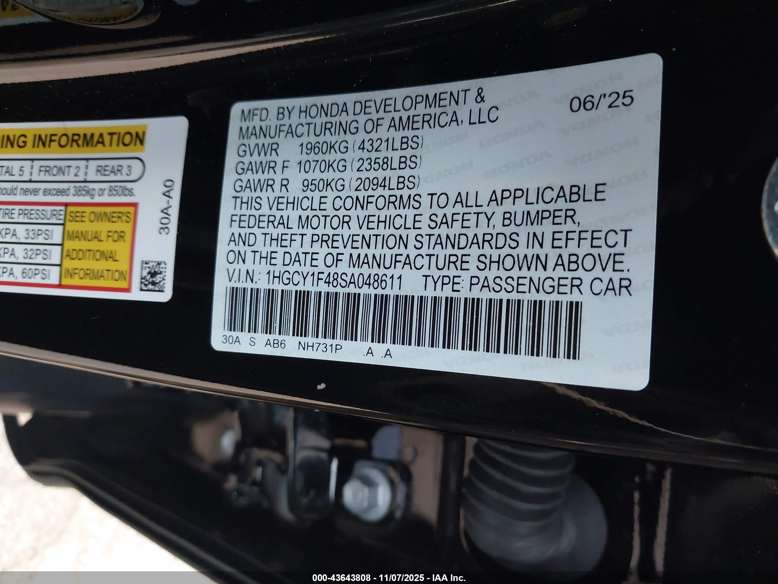 HONDA ACCORD image 9