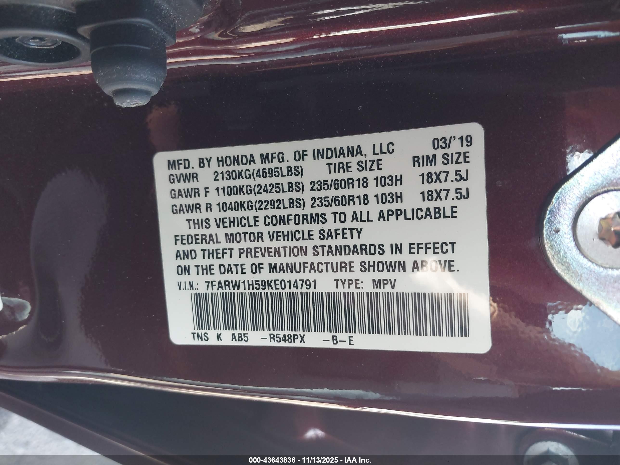 HONDA CR-V image 9