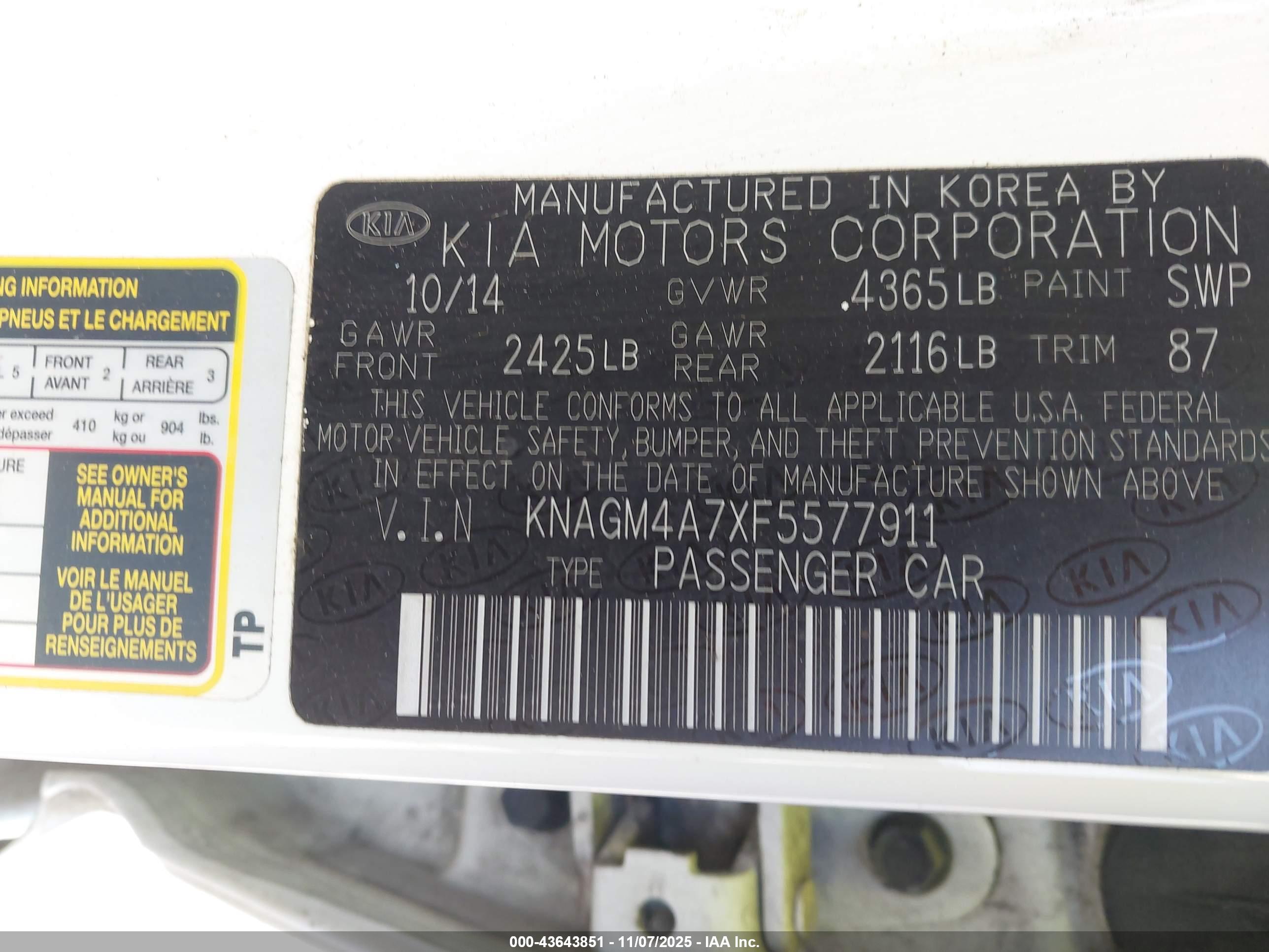 KIA OPTIMA image 9