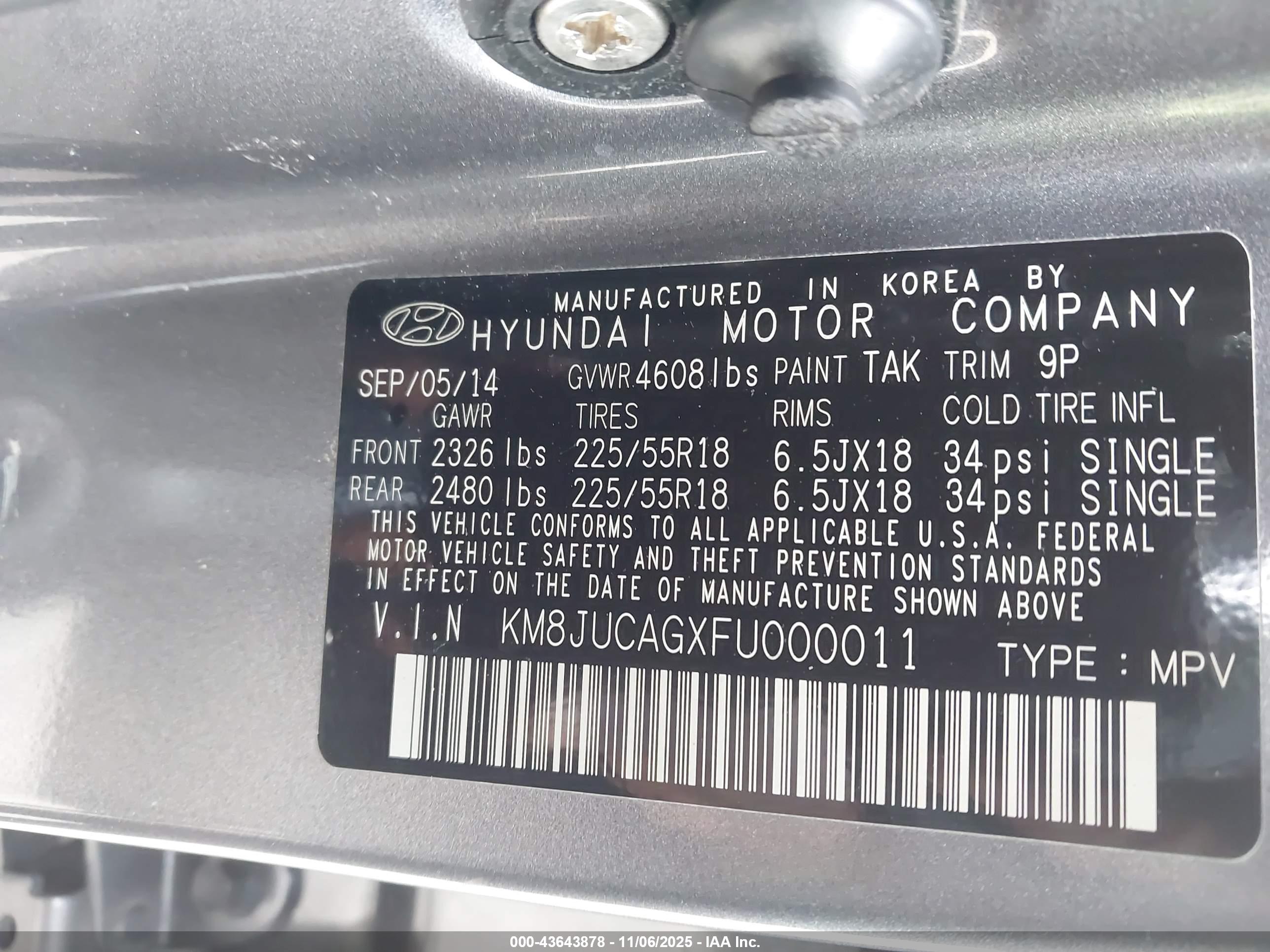 HYUNDAI TUCSON image 9
