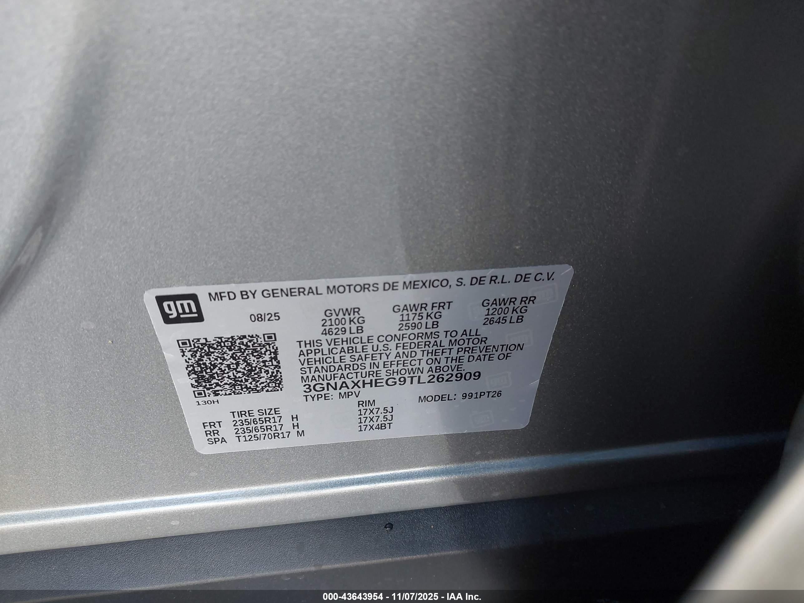 CHEVROLET EQUINOX image 9
