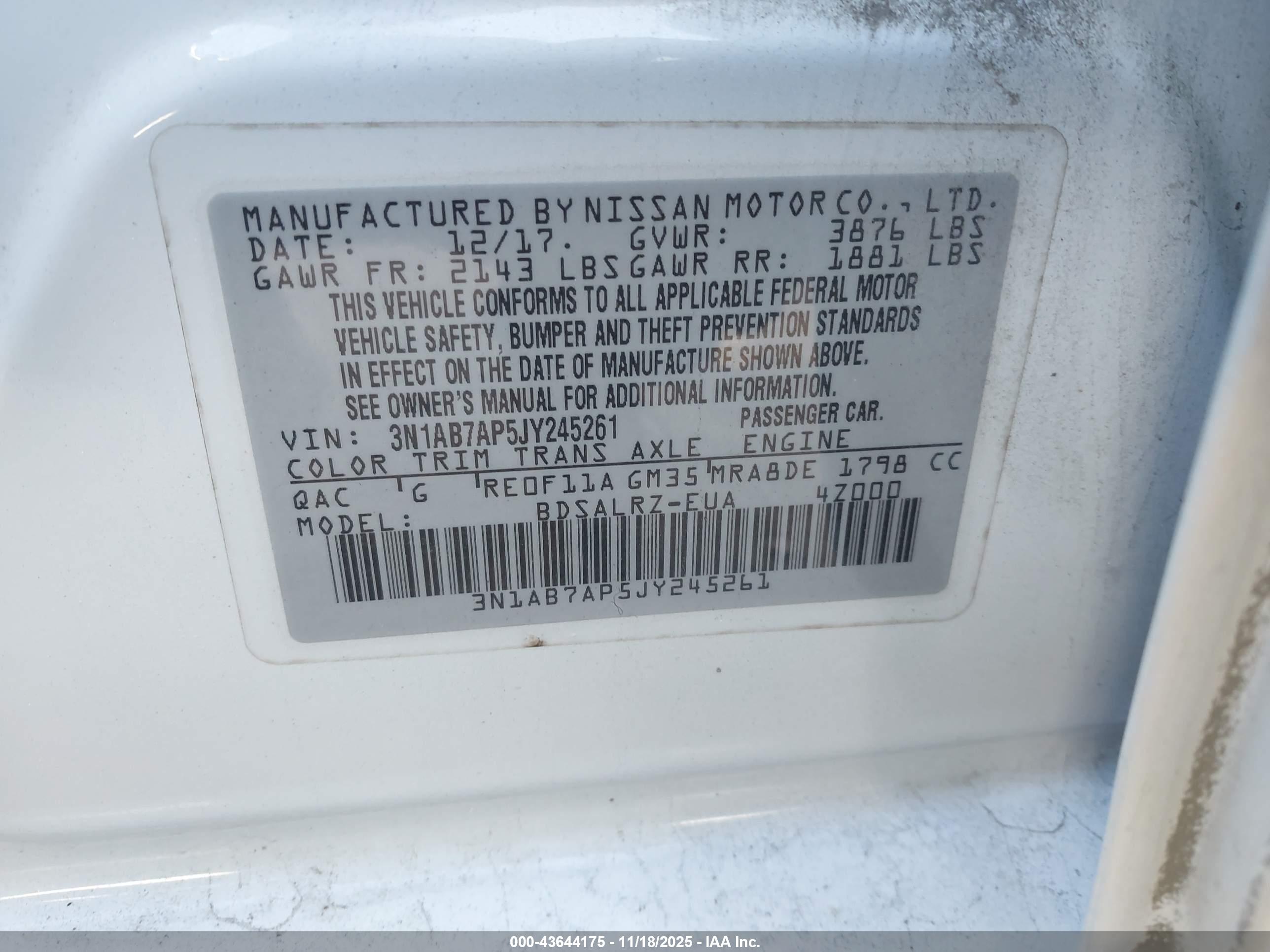NISSAN SENTRA image 9
