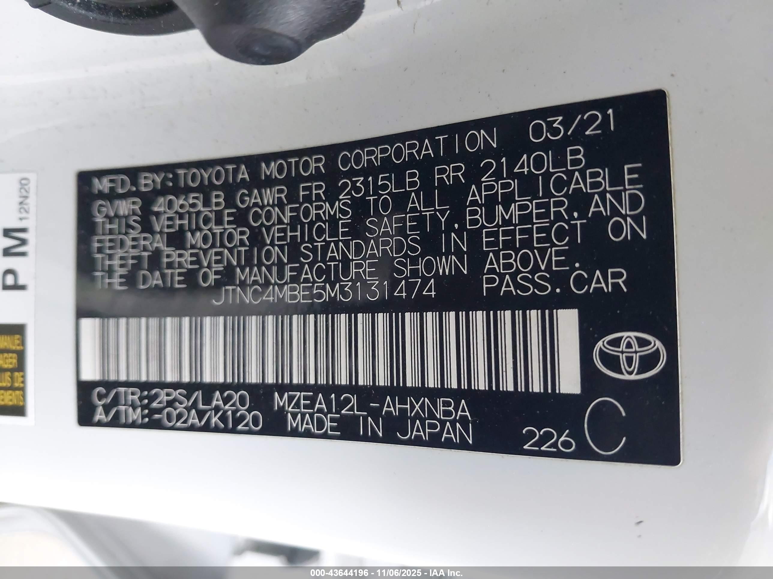 TOYOTA COROLLA image 9