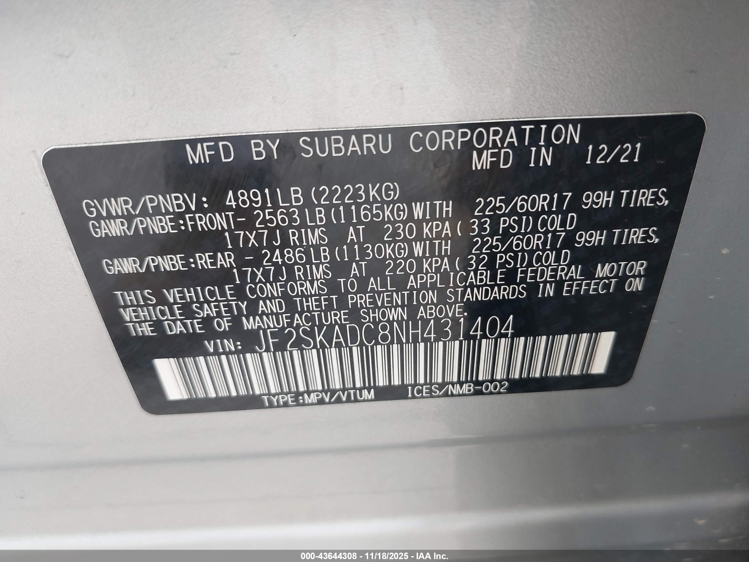 SUBARU FORESTER image 9