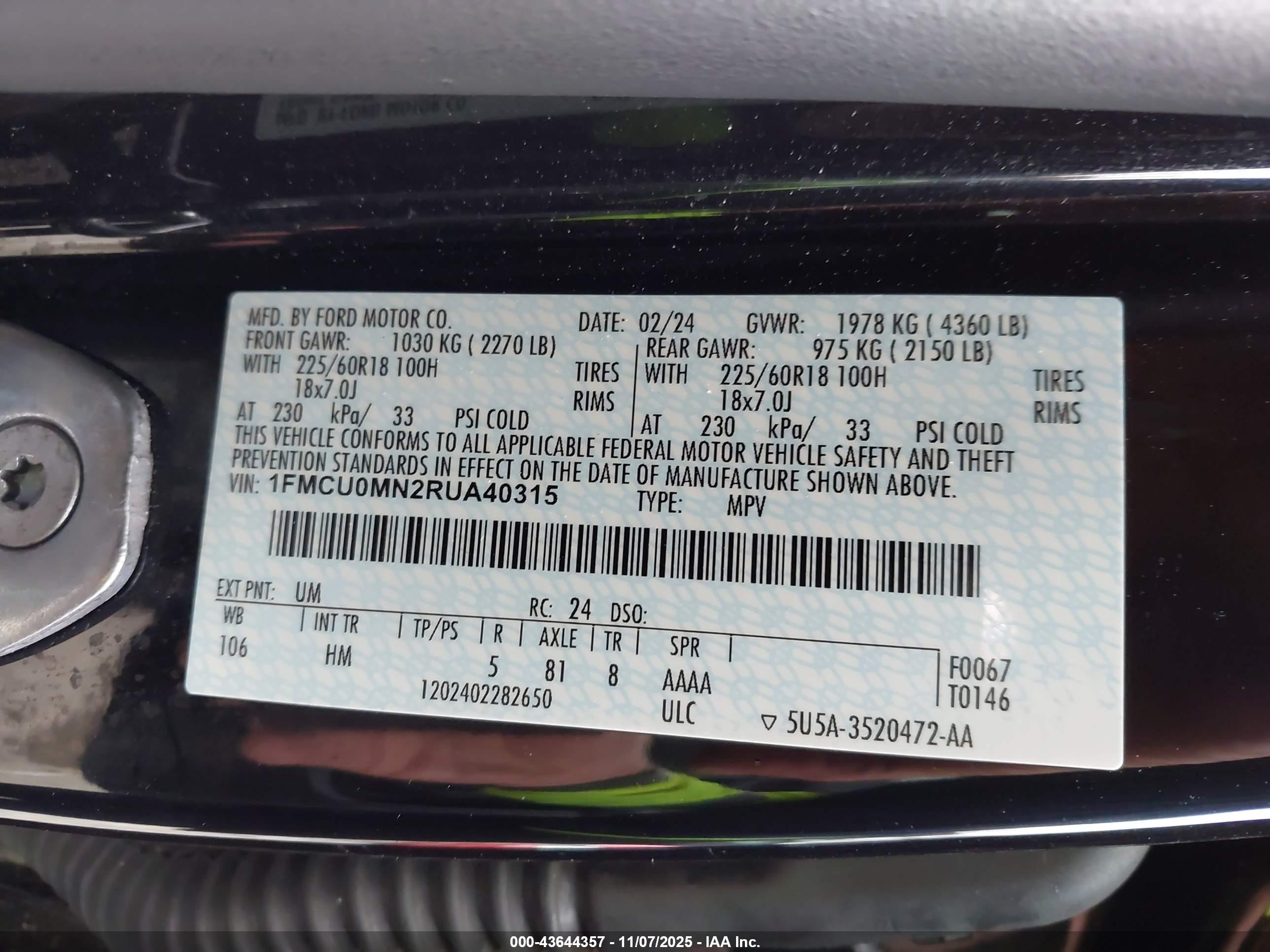 FORD ESCAPE image 9