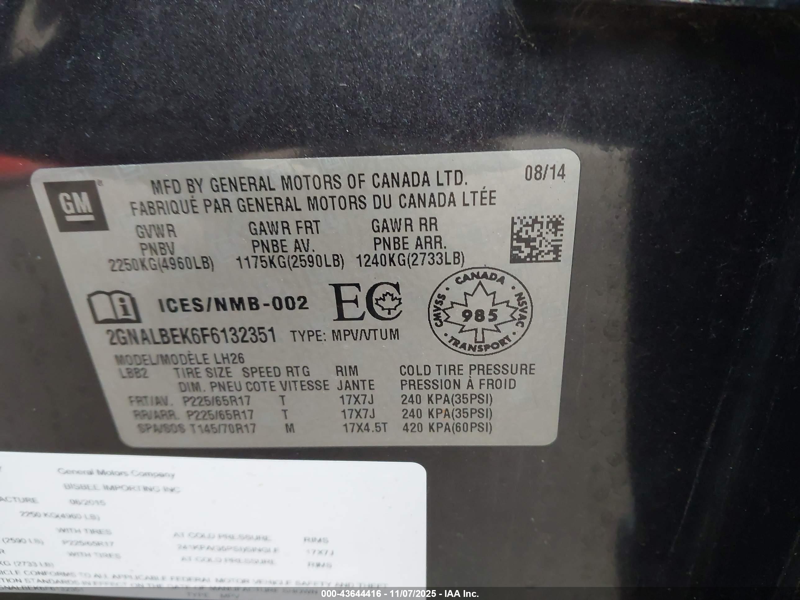 CHEVROLET EQUINOX image 9