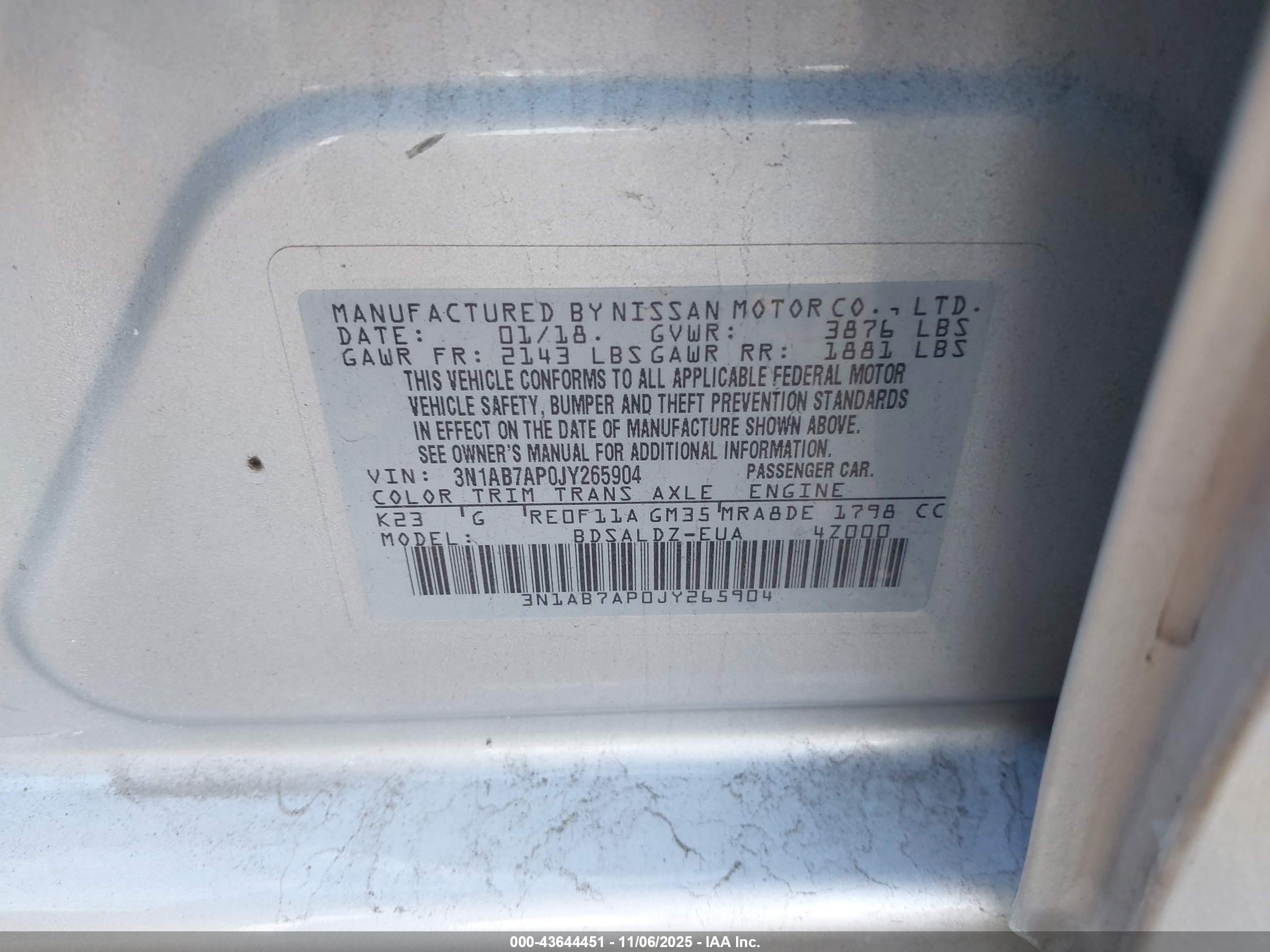 NISSAN SENTRA image 9