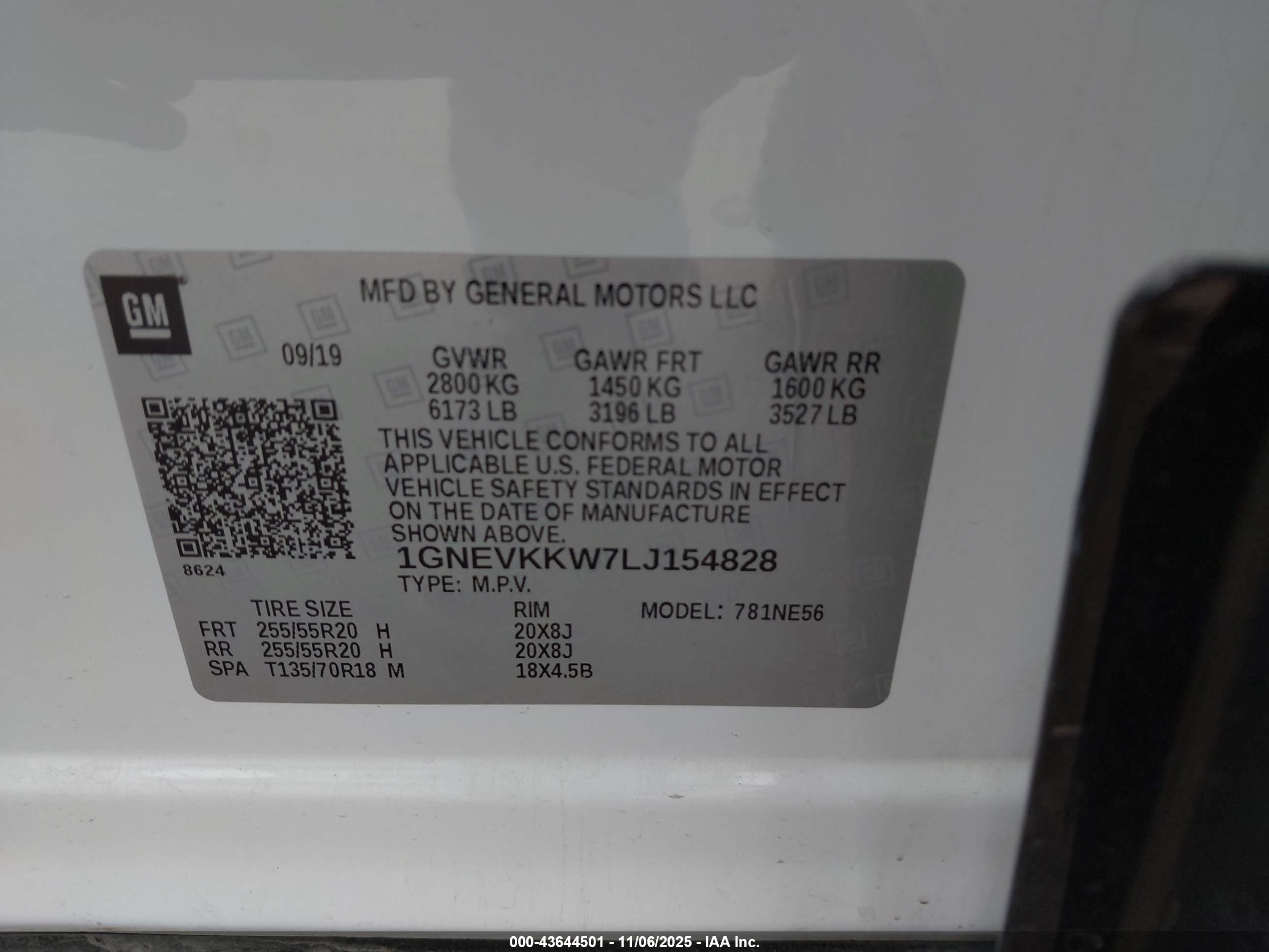 CHEVROLET TRAVERSE image 9