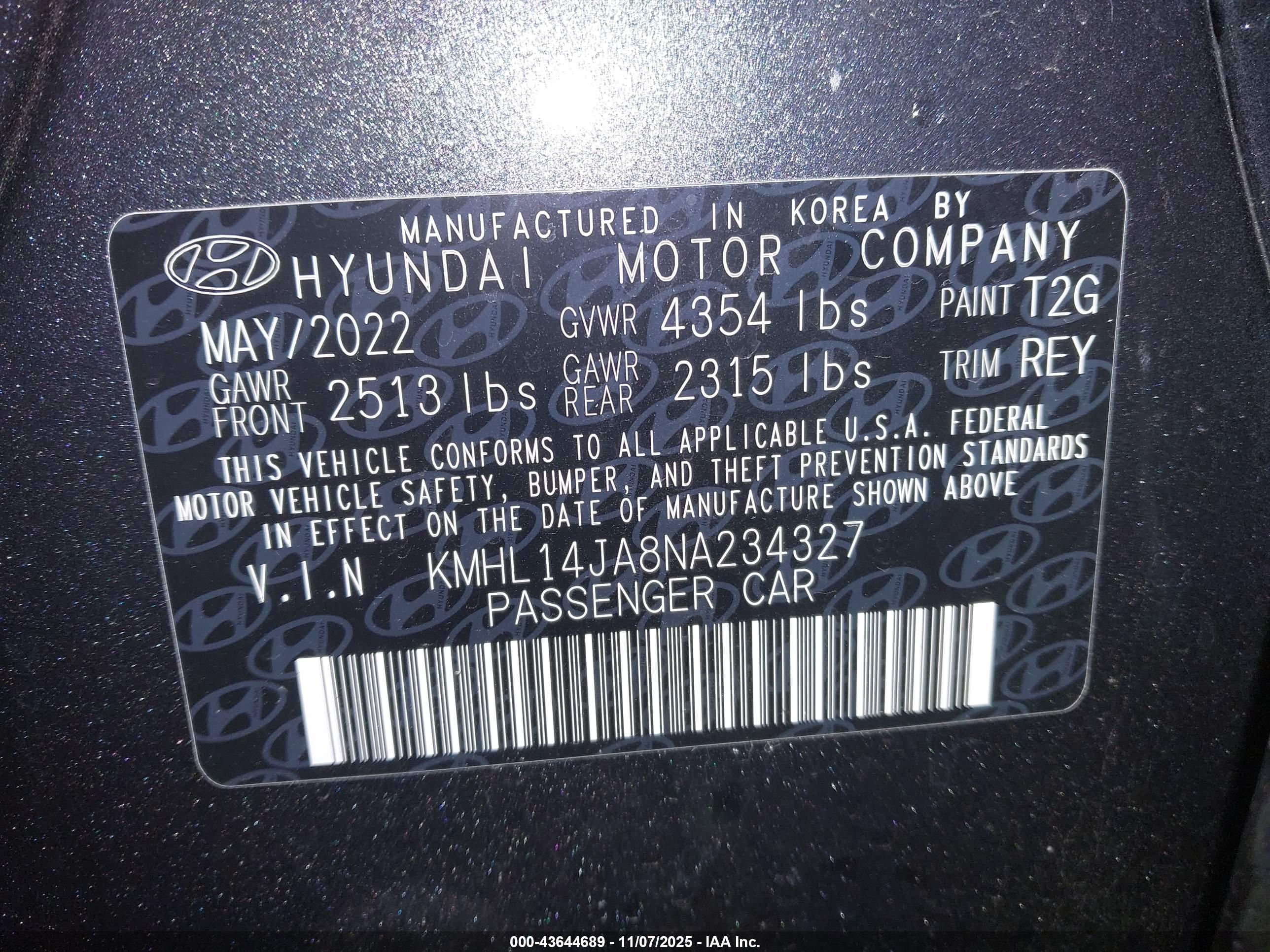 HYUNDAI SONATA image 9