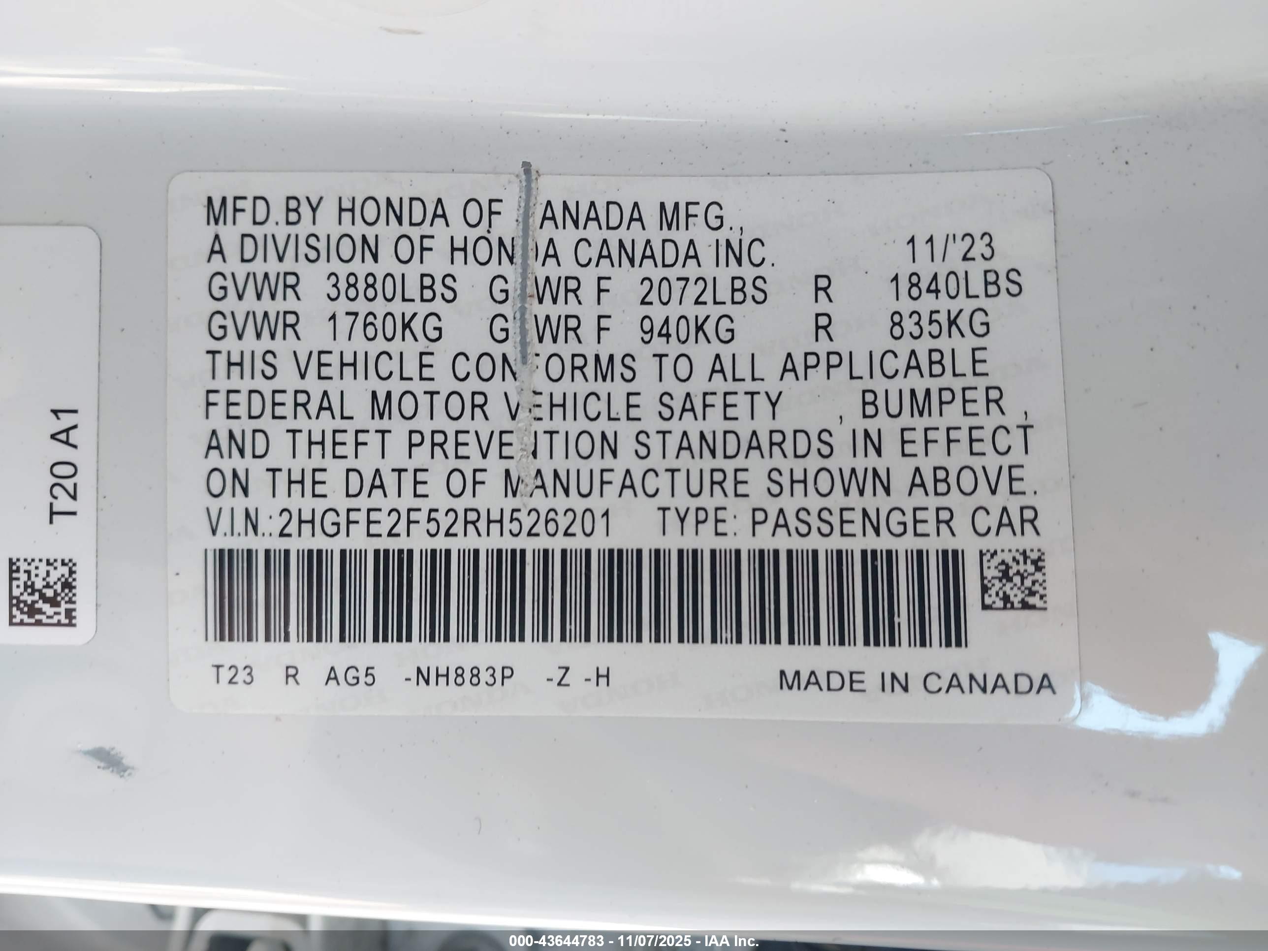 HONDA CIVIC image 9