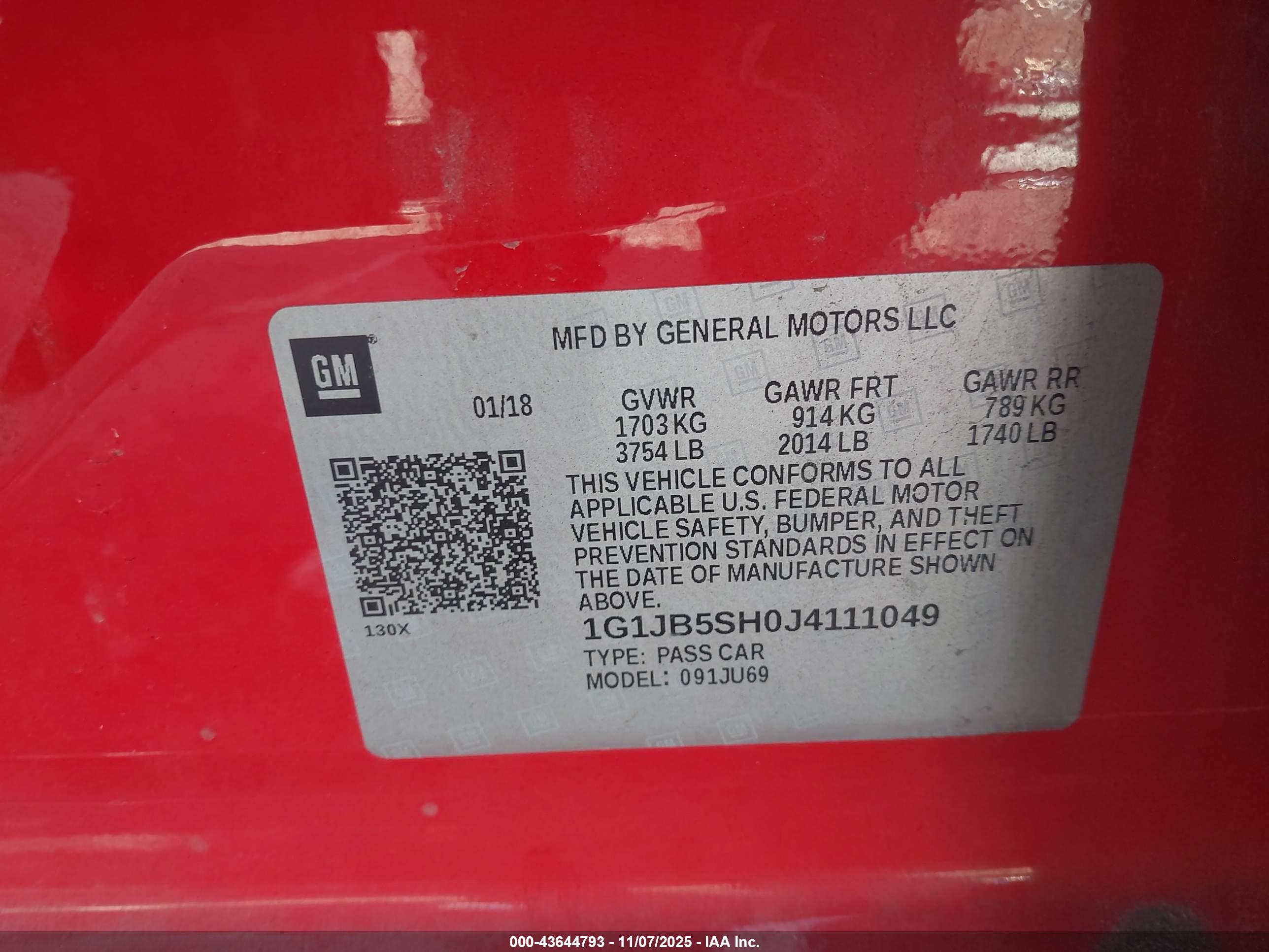 CHEVROLET SONIC image 9