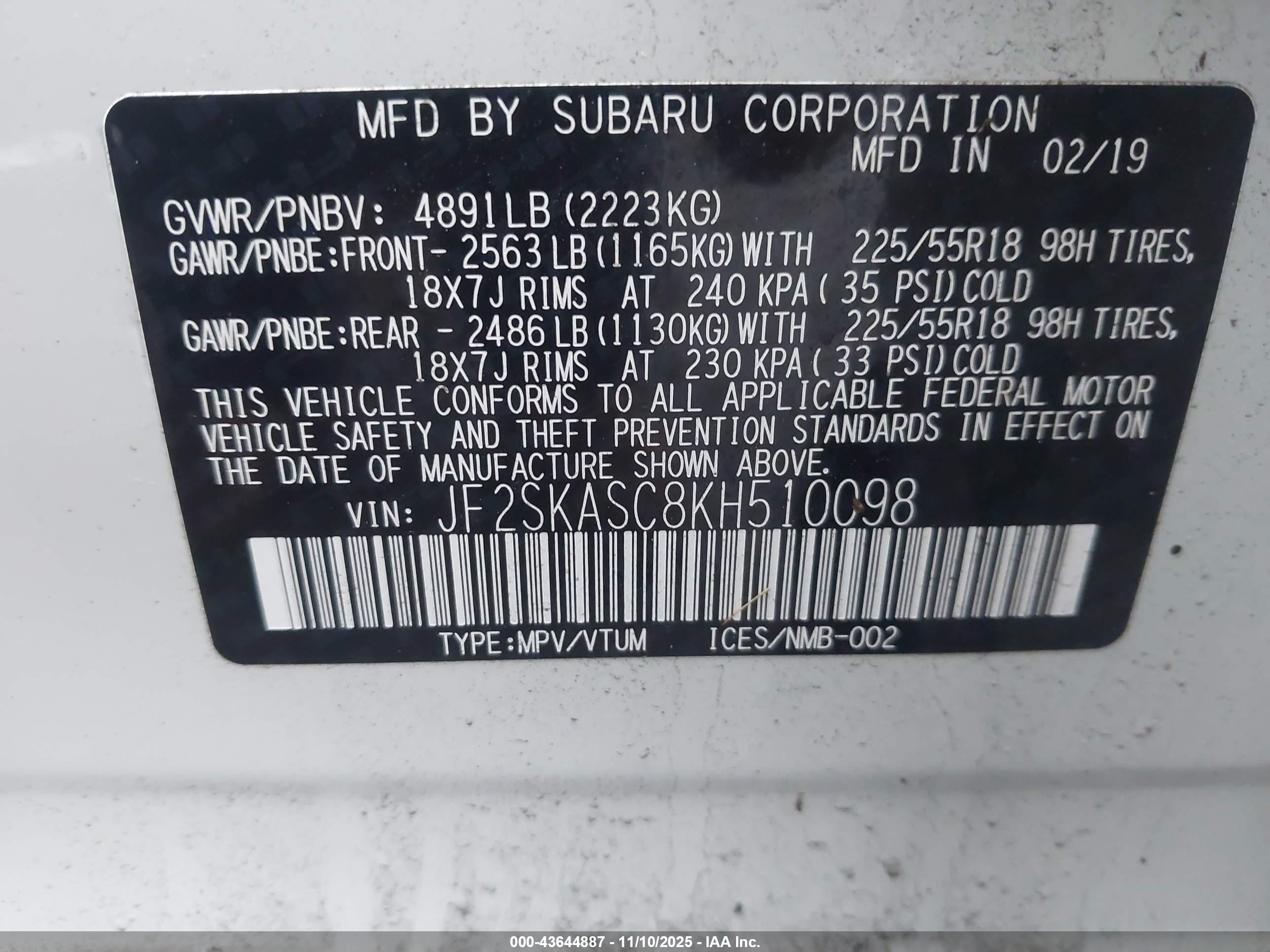 SUBARU FORESTER image 9