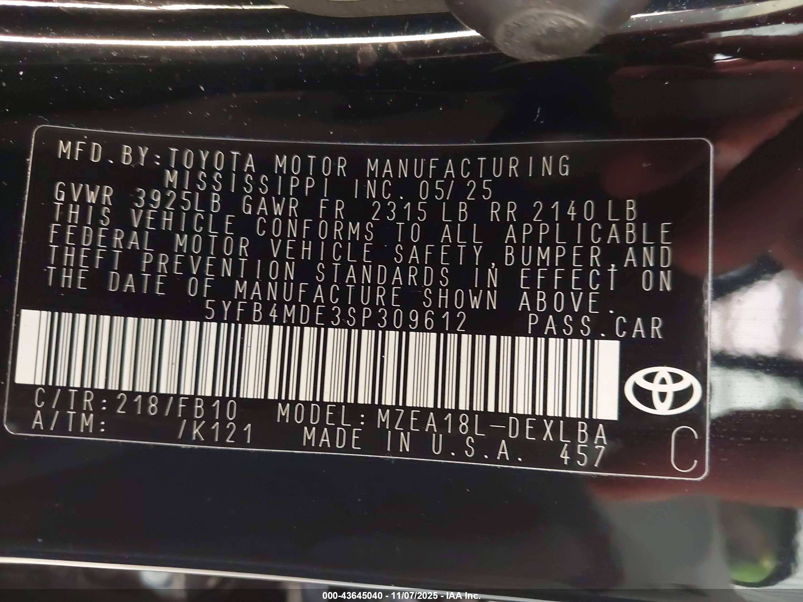 TOYOTA COROLLA image 9