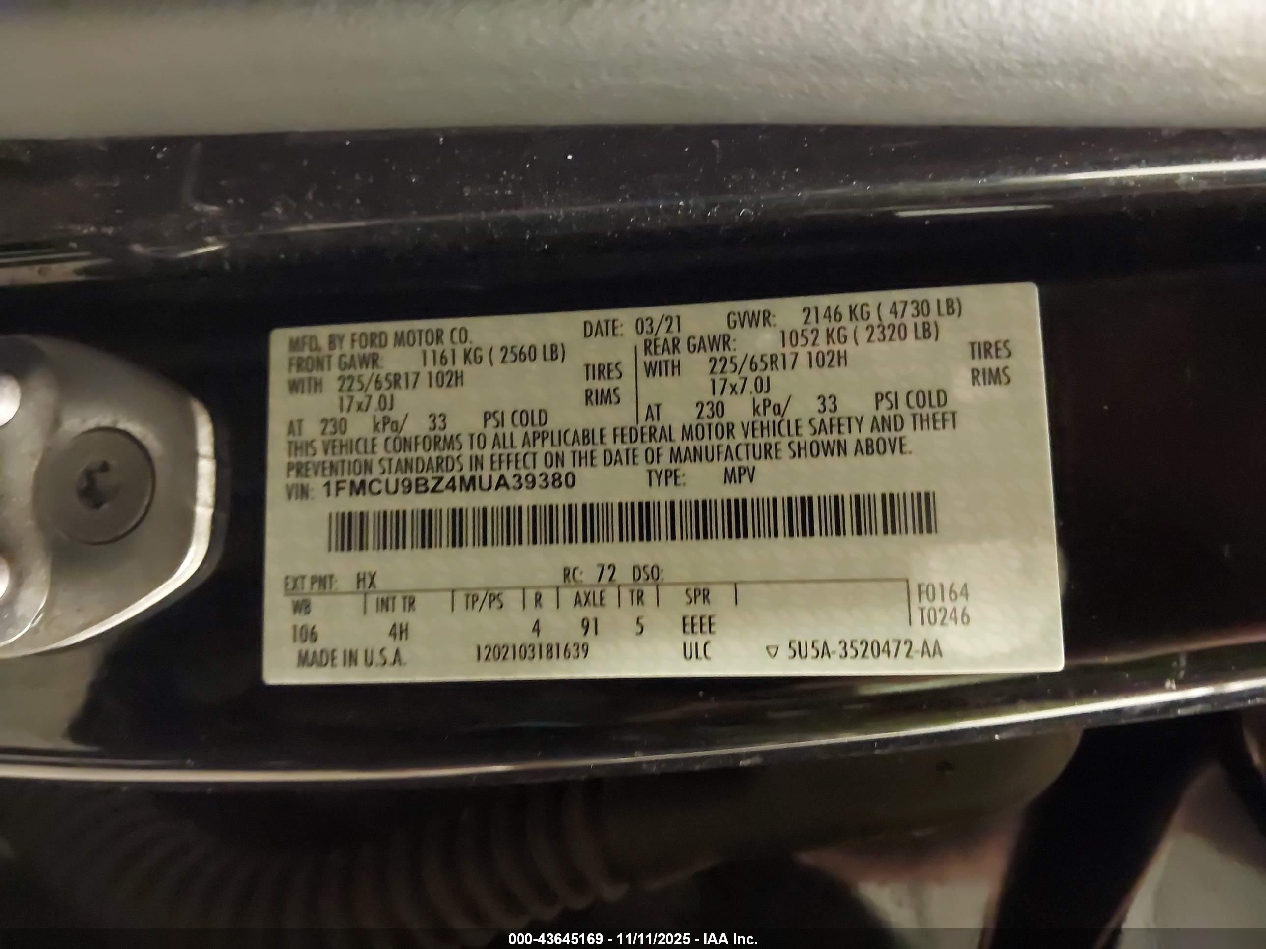FORD ESCAPE image 9