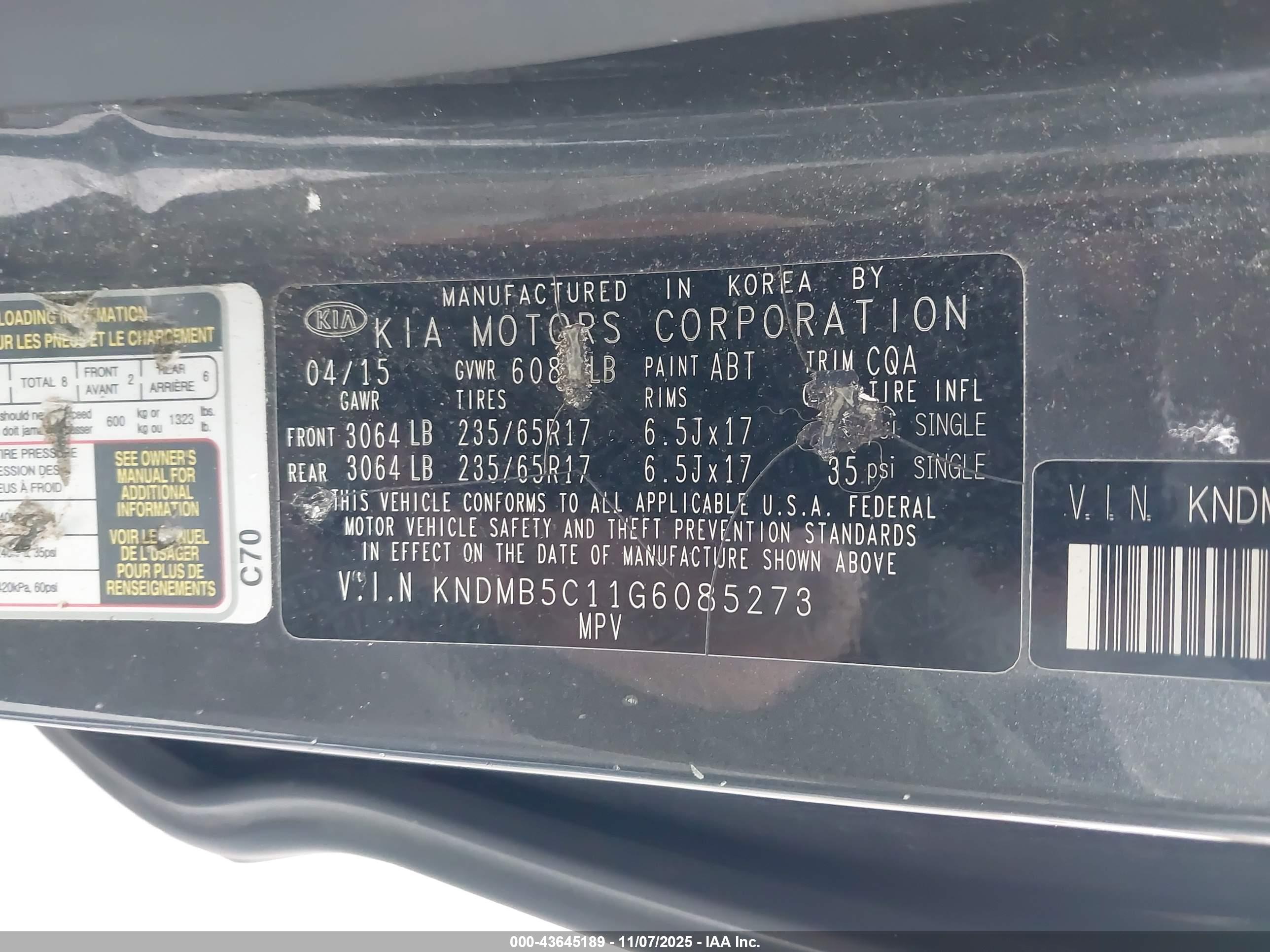 KIA SEDONA image 9