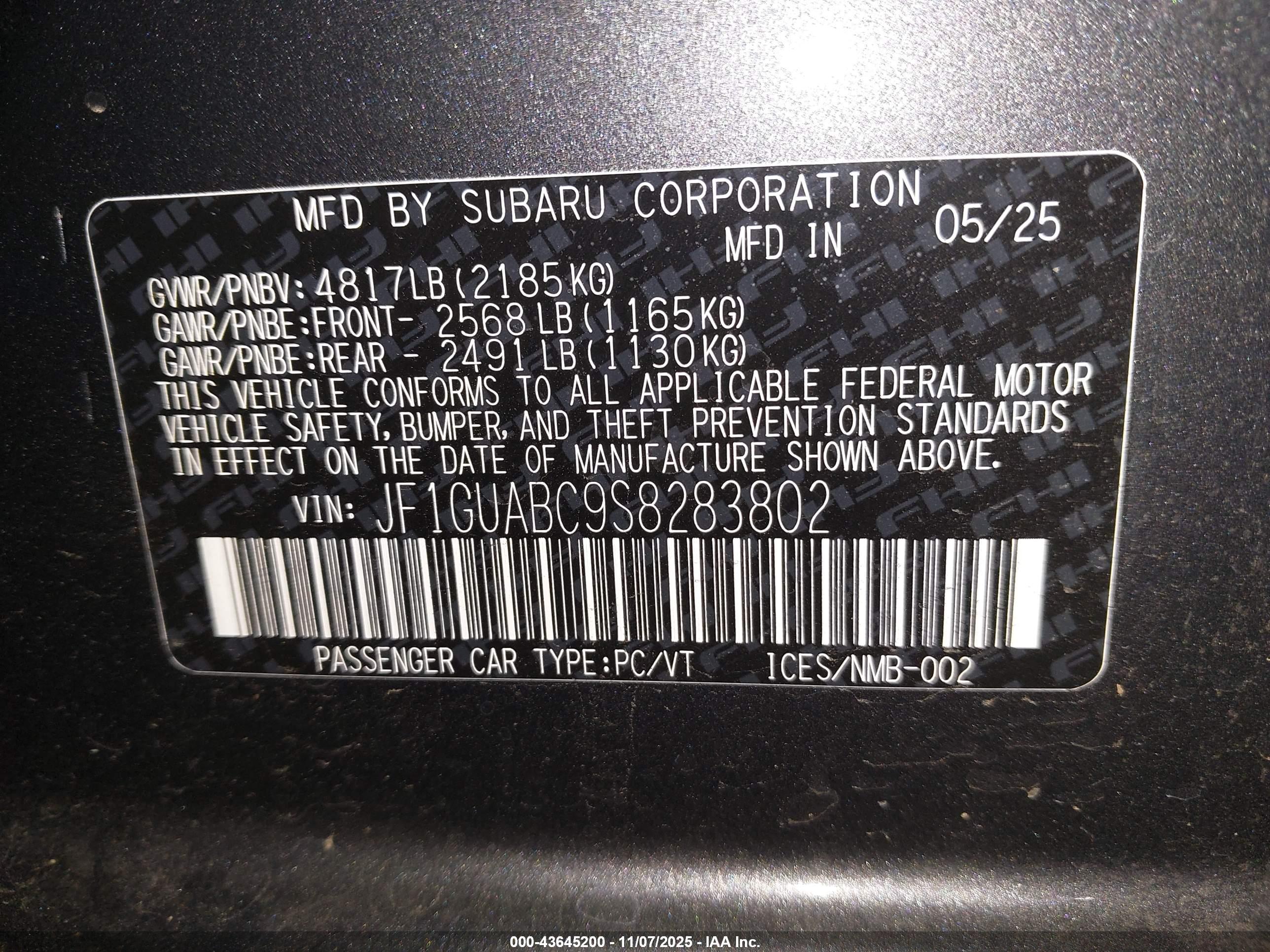 SUBARU IMPREZA image 9