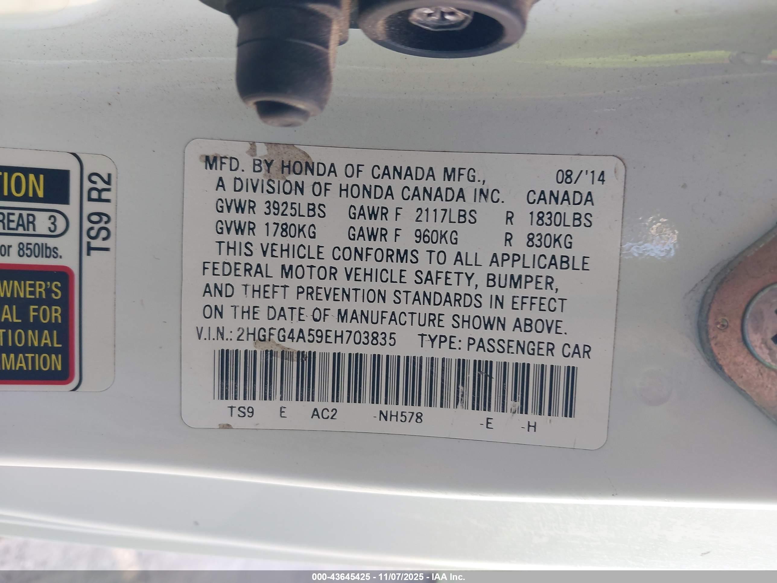 HONDA CIVIC image 9