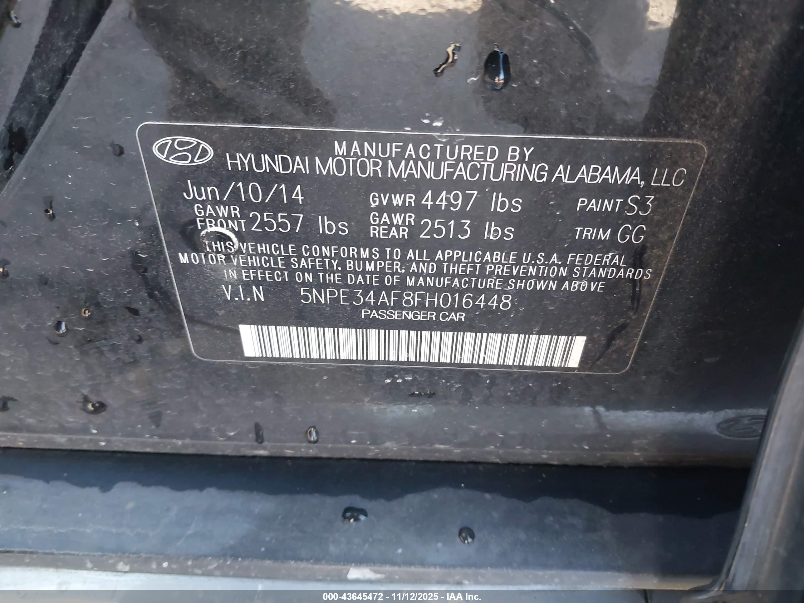HYUNDAI SONATA image 9
