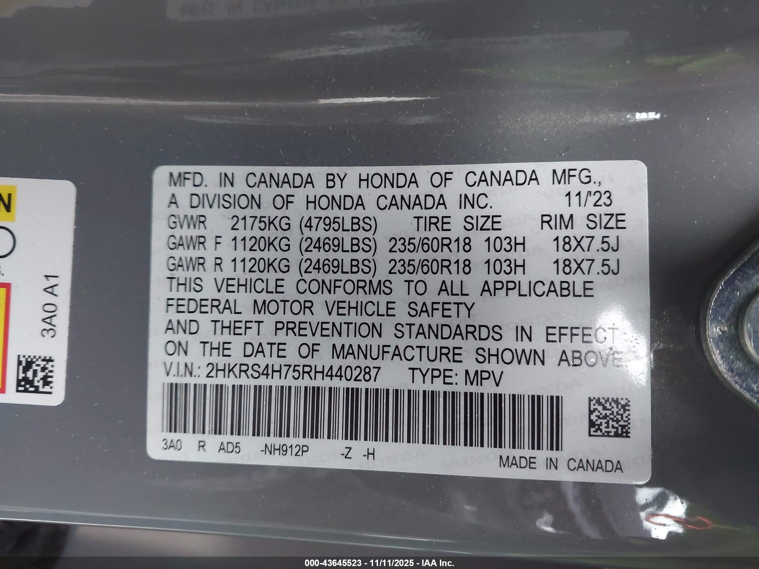 HONDA CR-V image 9