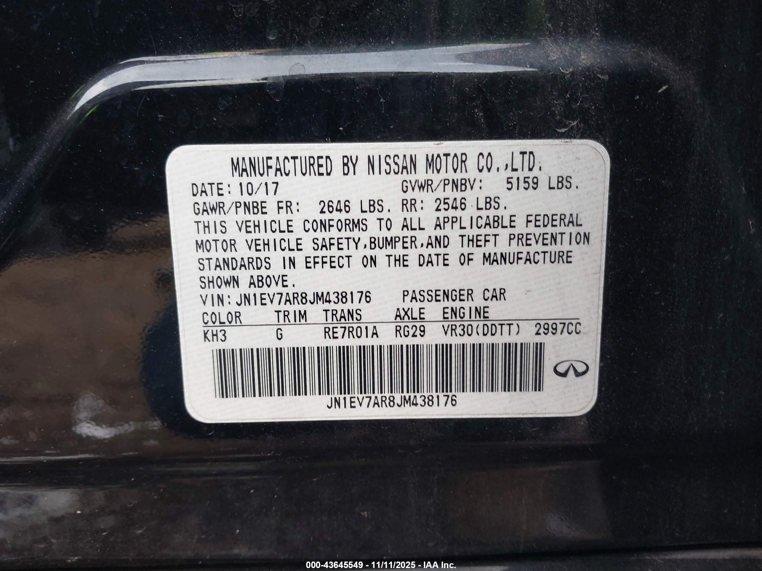 INFINITI Q50 image 9