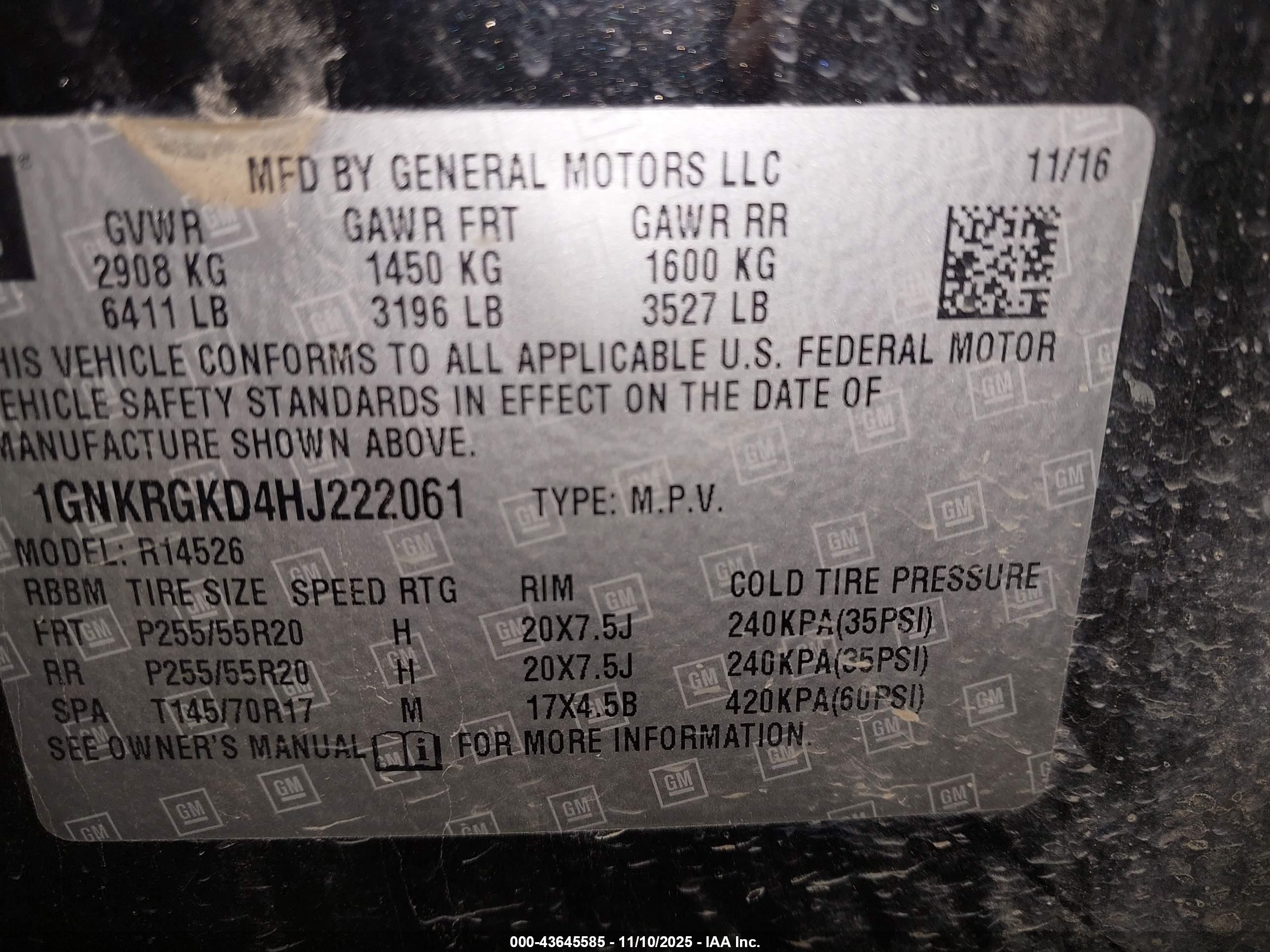 CHEVROLET TRAVERSE image 9