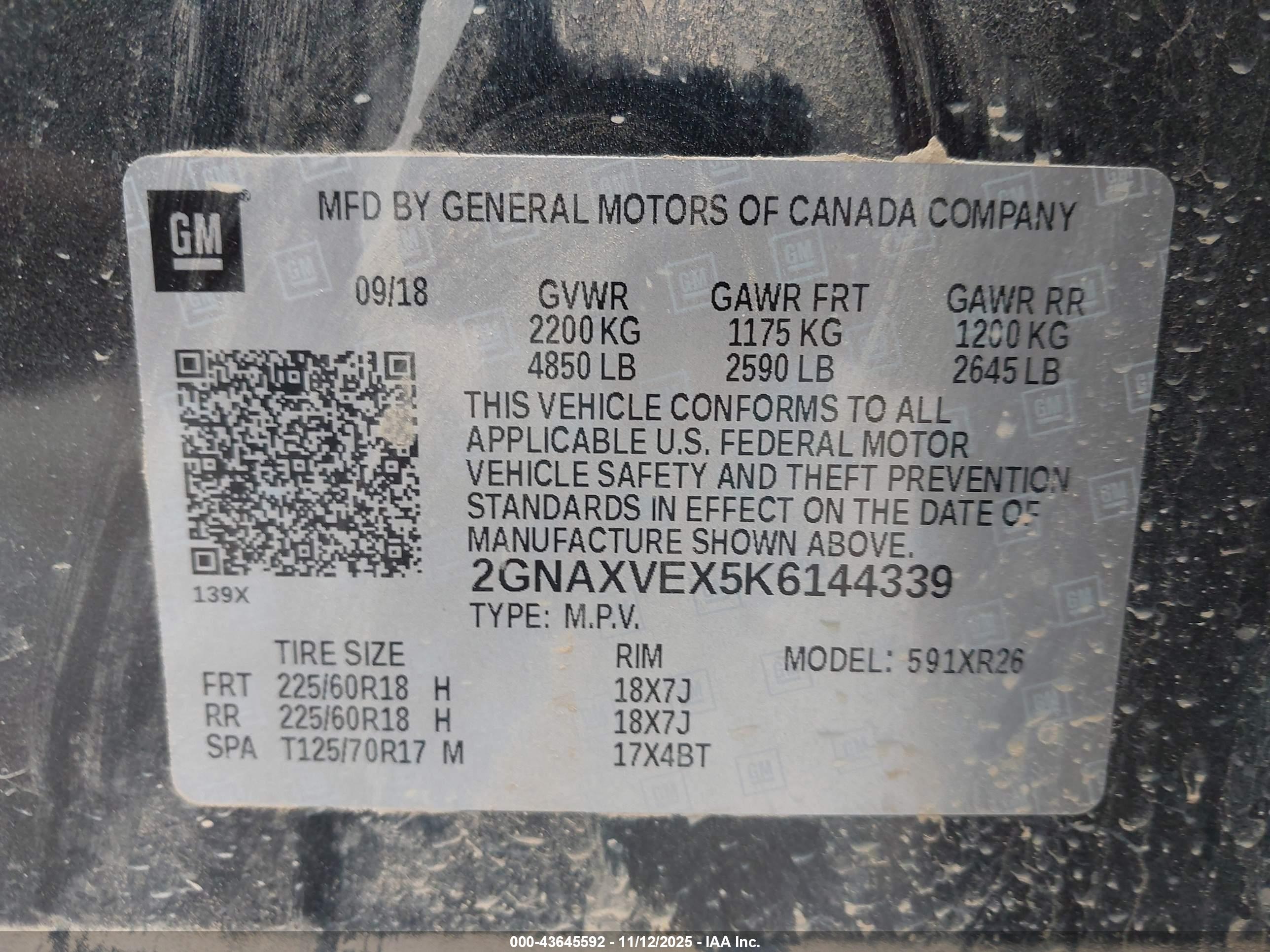 CHEVROLET EQUINOX image 9
