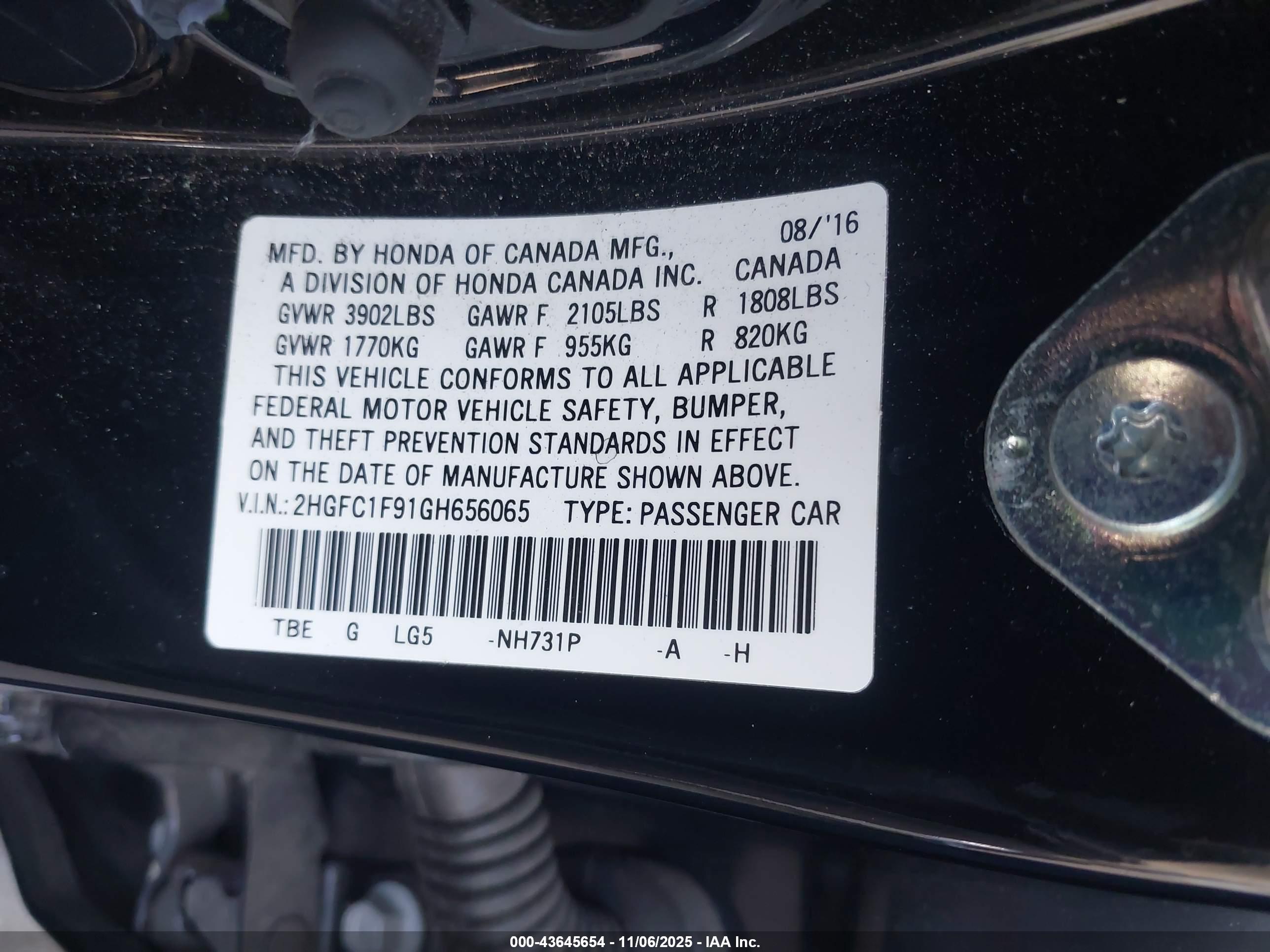 HONDA CIVIC image 9