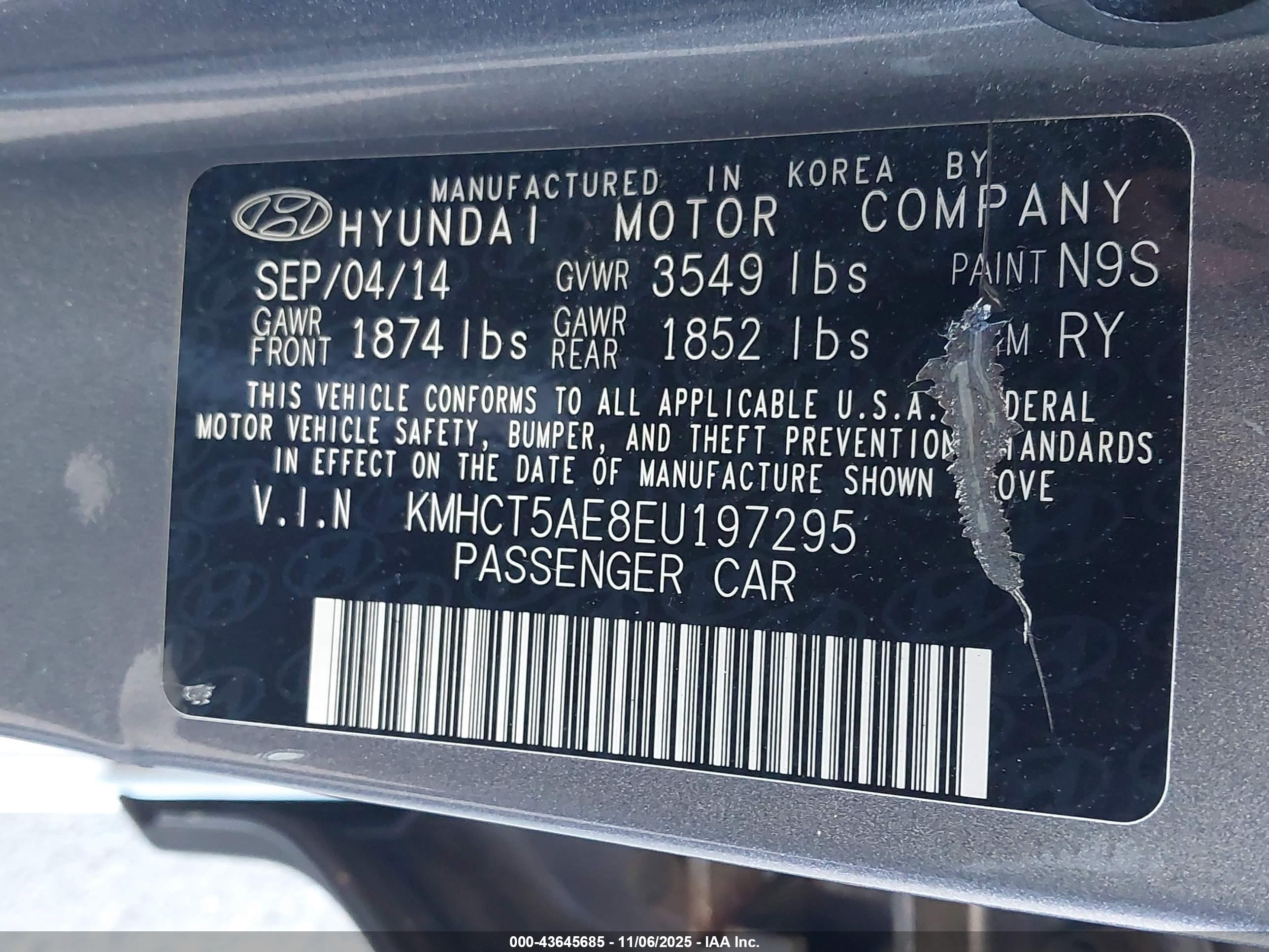 HYUNDAI ACCENT image 9