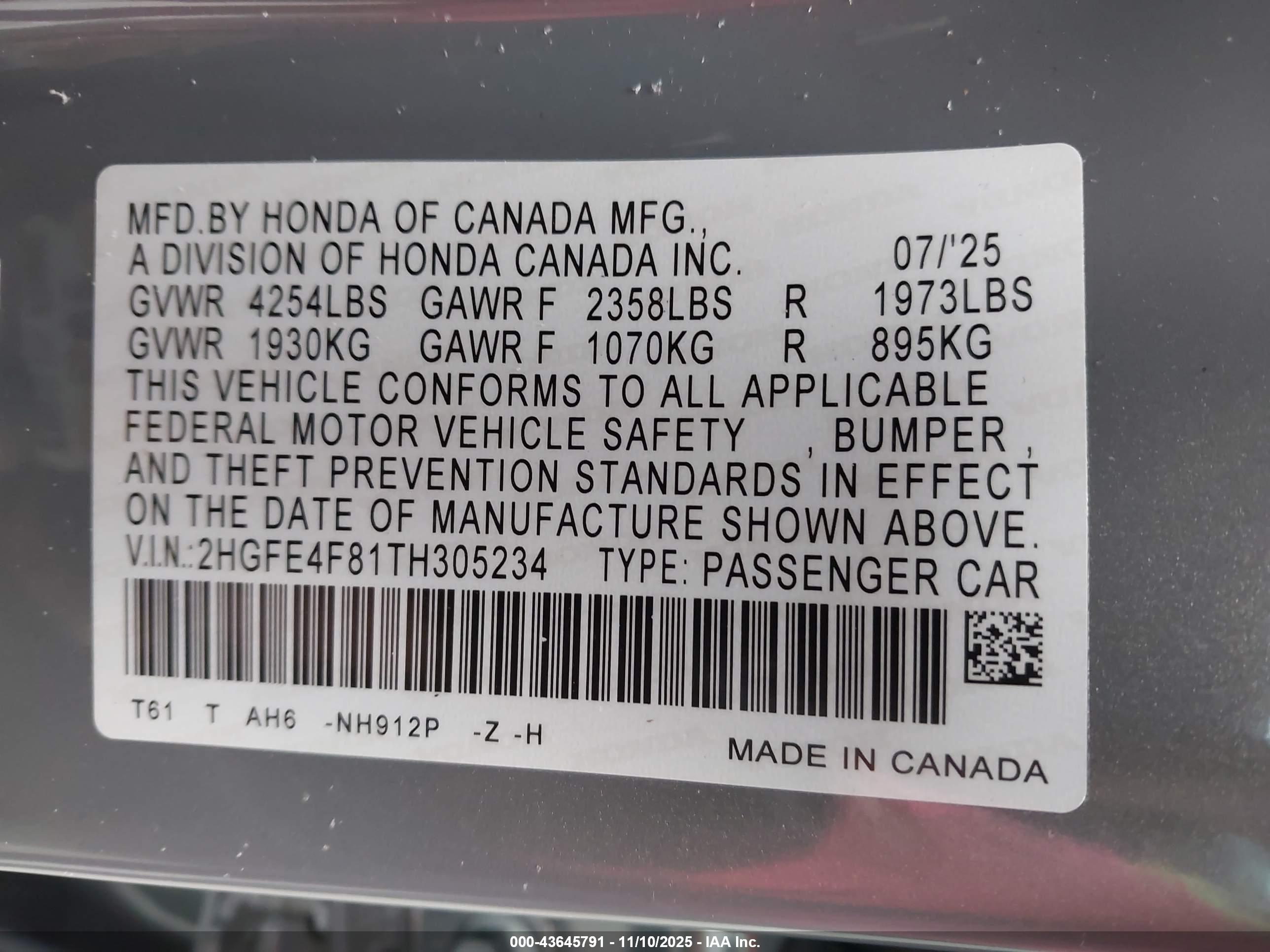 HONDA CIVIC image 9