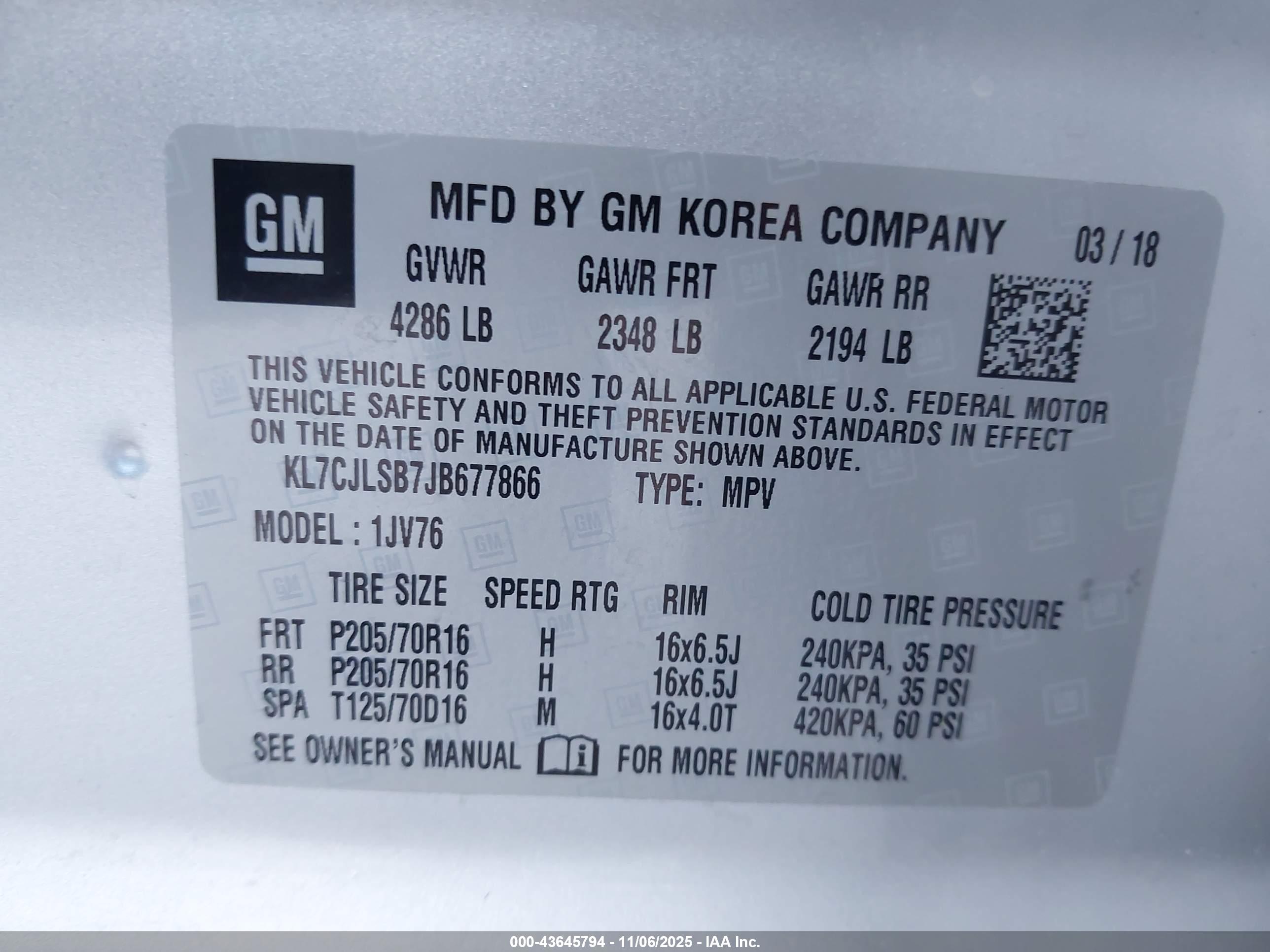 CHEVROLET TRAX image 9