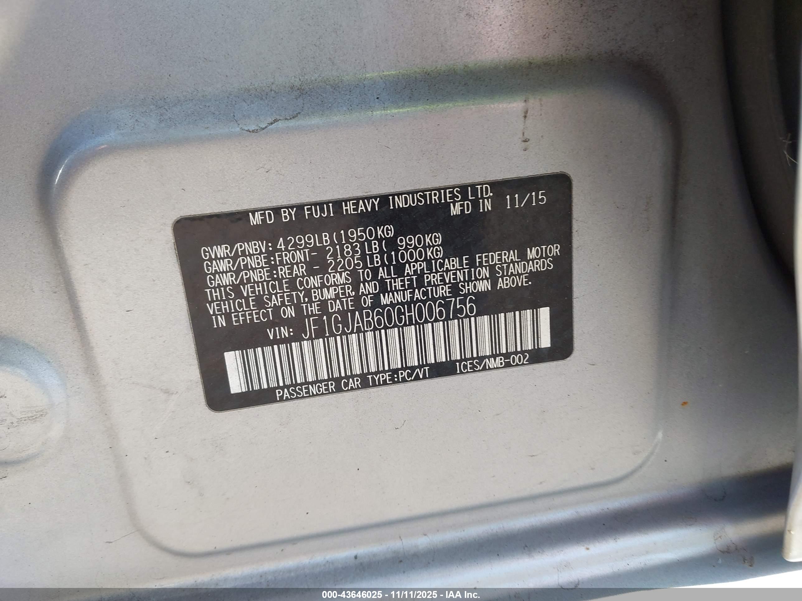 SUBARU IMPREZA image 9