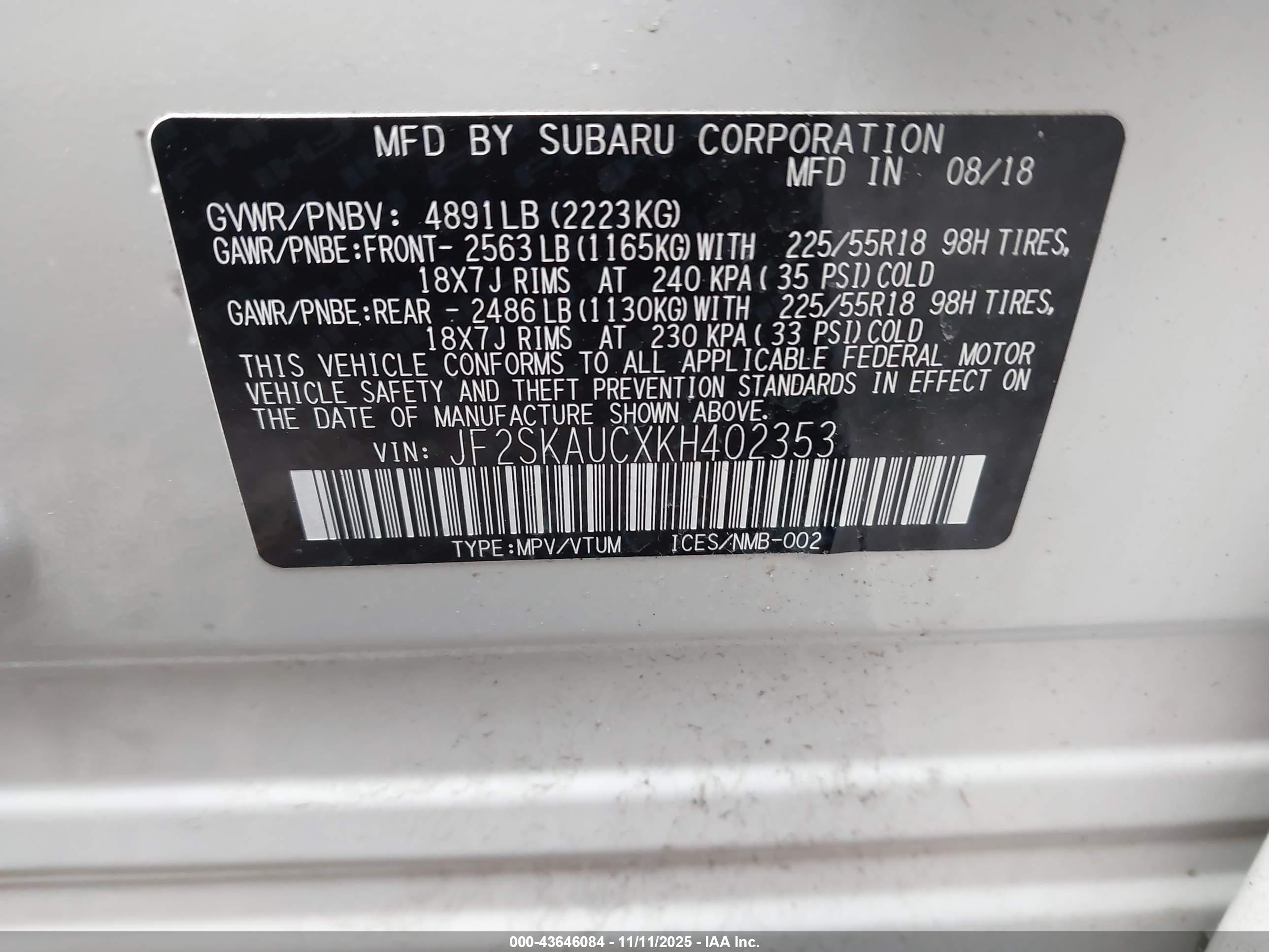 SUBARU FORESTER image 9