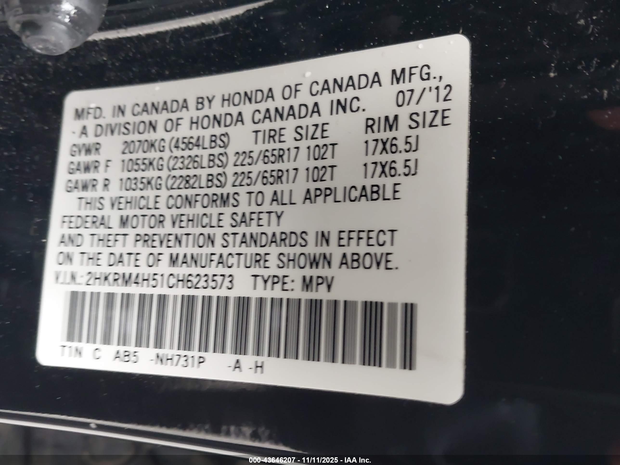 HONDA CR-V image 9