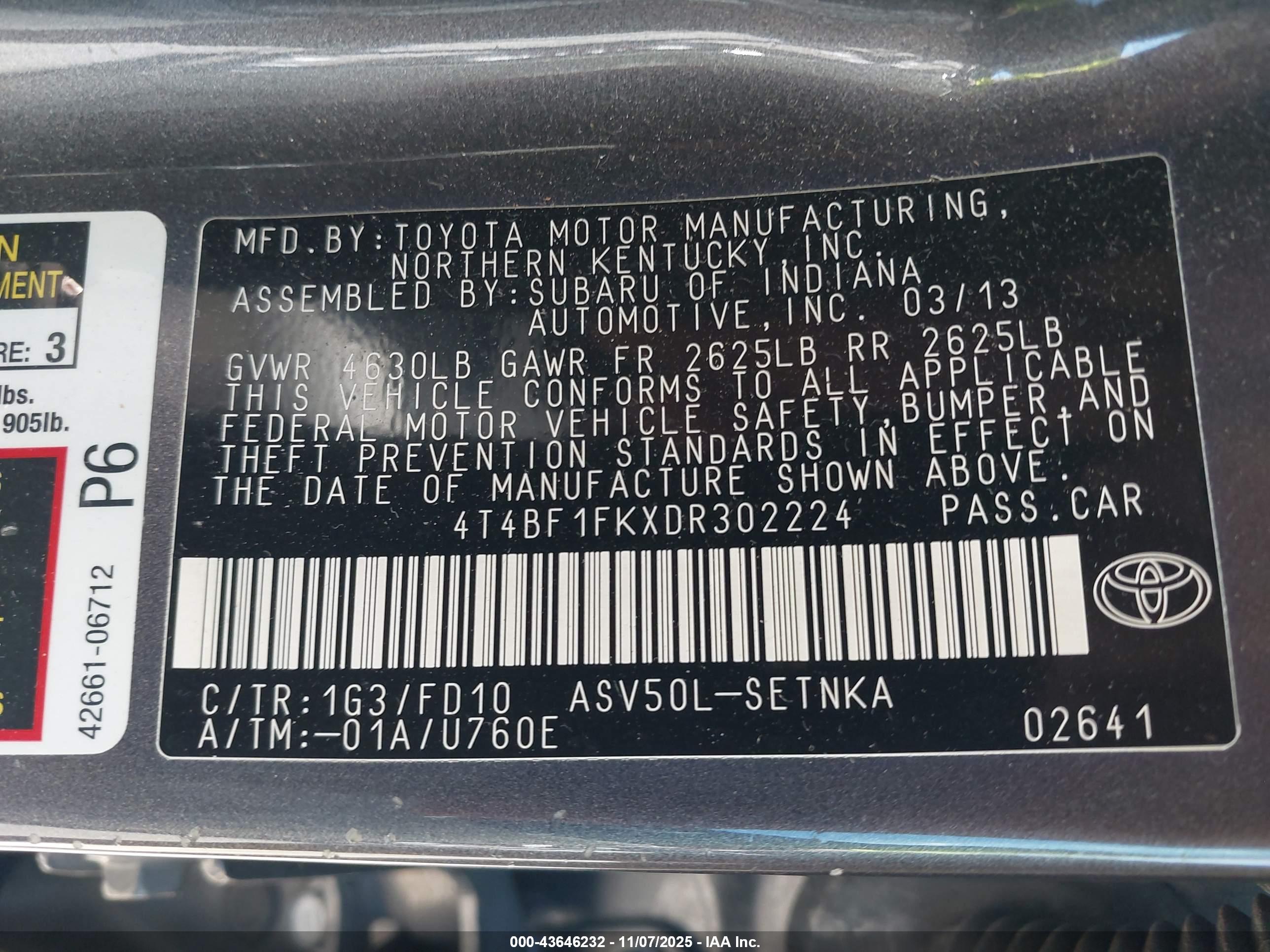 TOYOTA CAMRY image 9