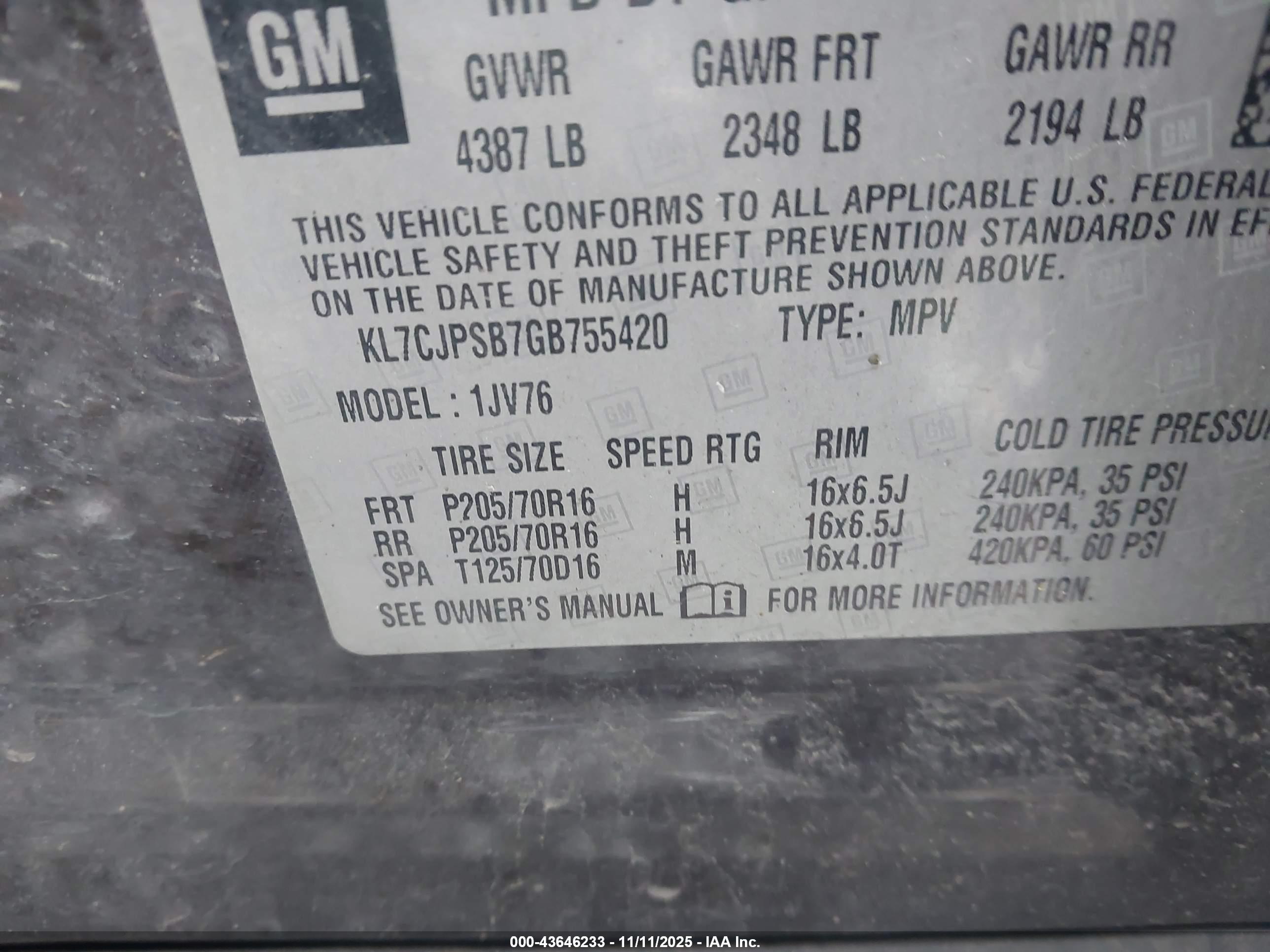CHEVROLET TRAX image 9