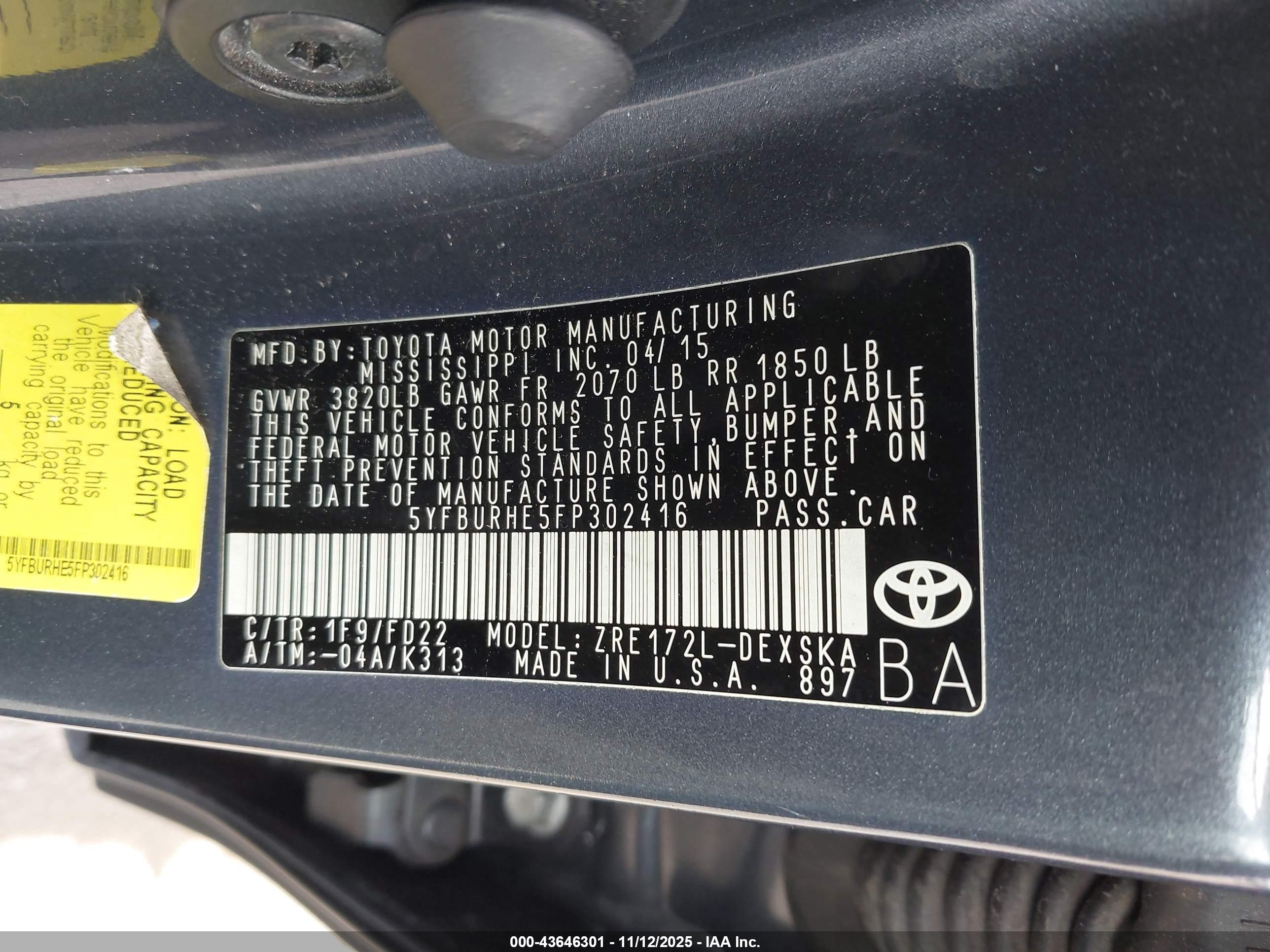 TOYOTA COROLLA image 9