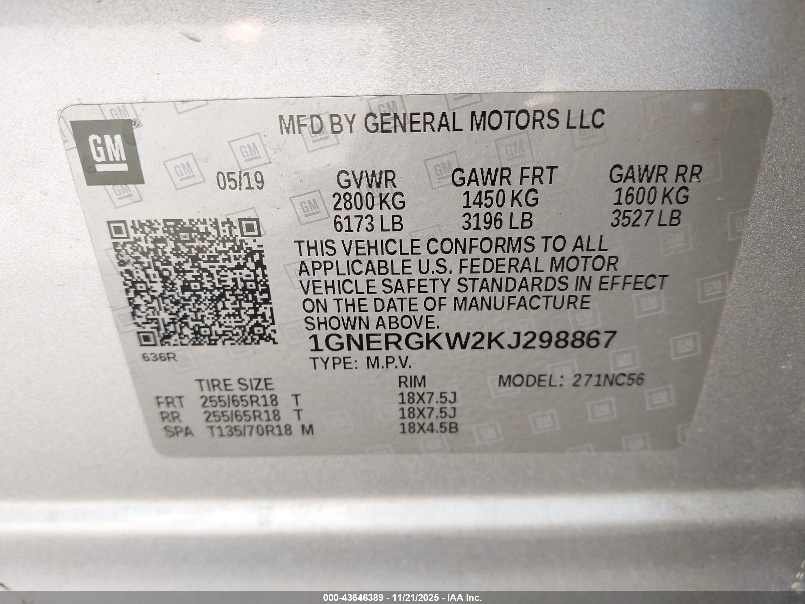 CHEVROLET TRAVERSE image 9