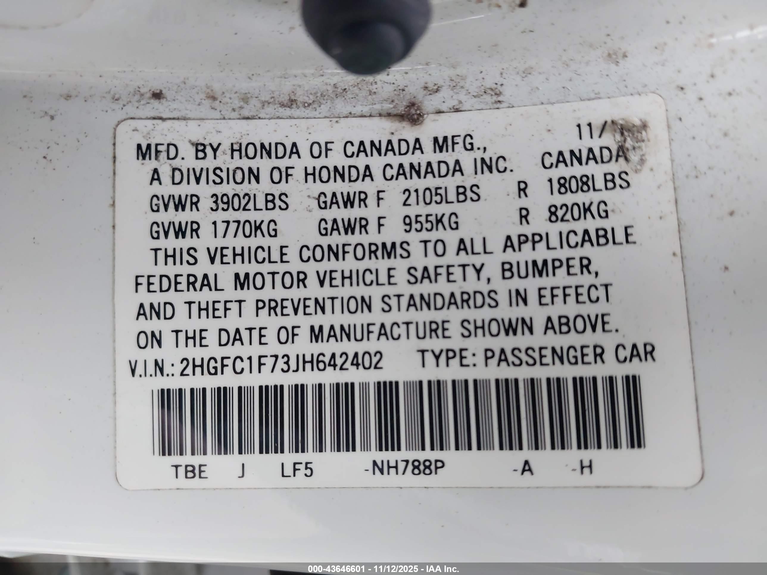 HONDA CIVIC image 9