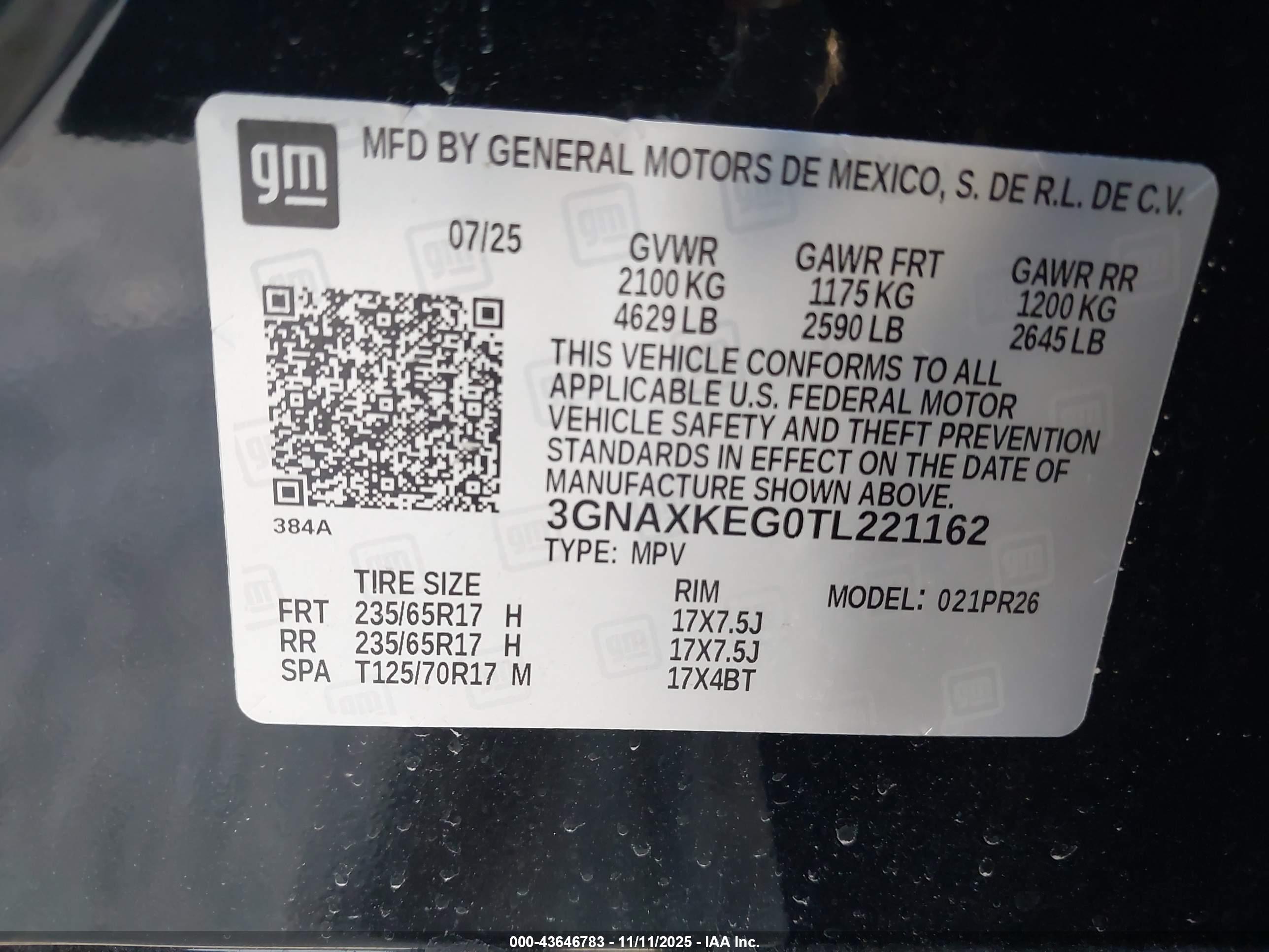 CHEVROLET EQUINOX image 9